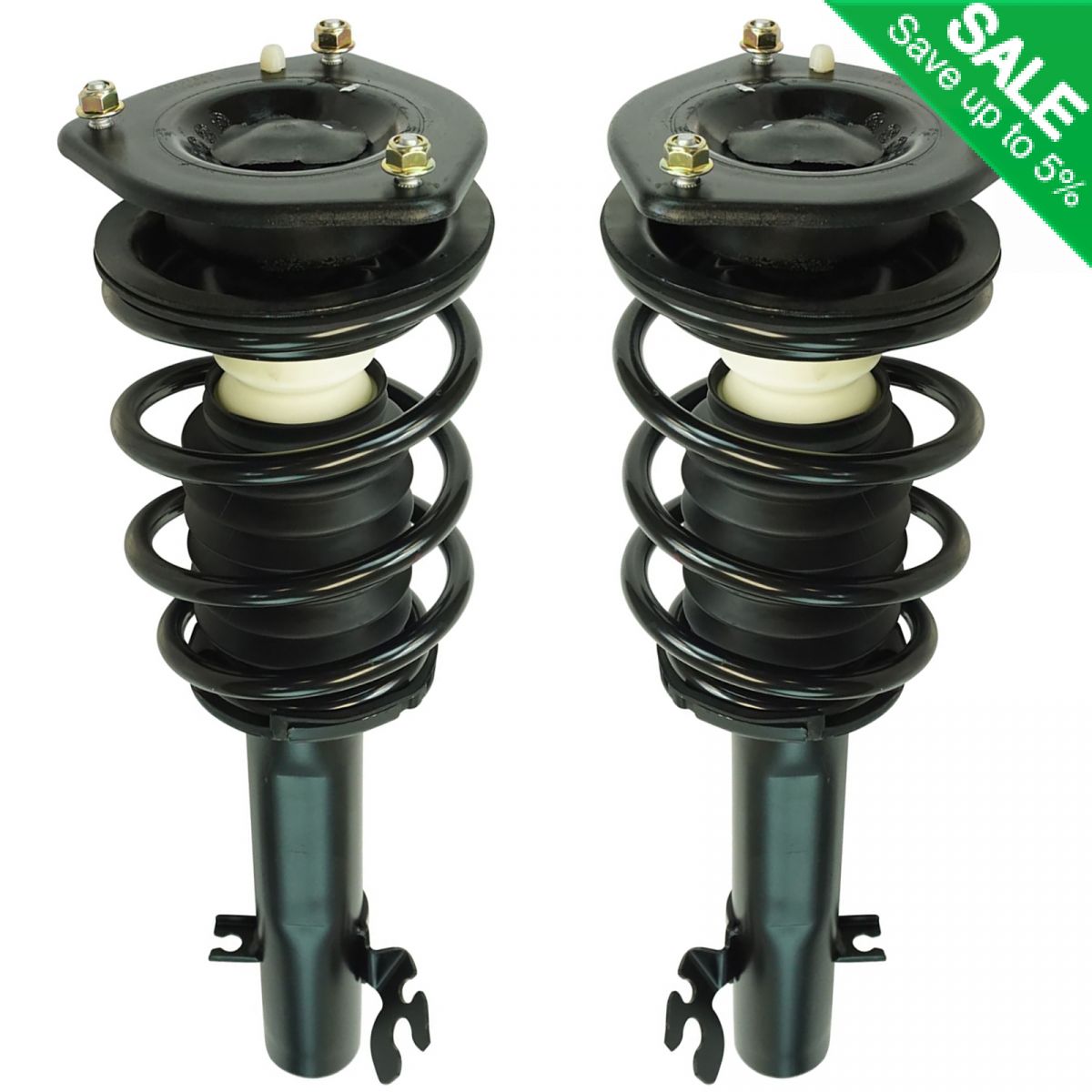 Loaded Quick Complete Strut Spring Mount Assembly Pair 2pc Front for
