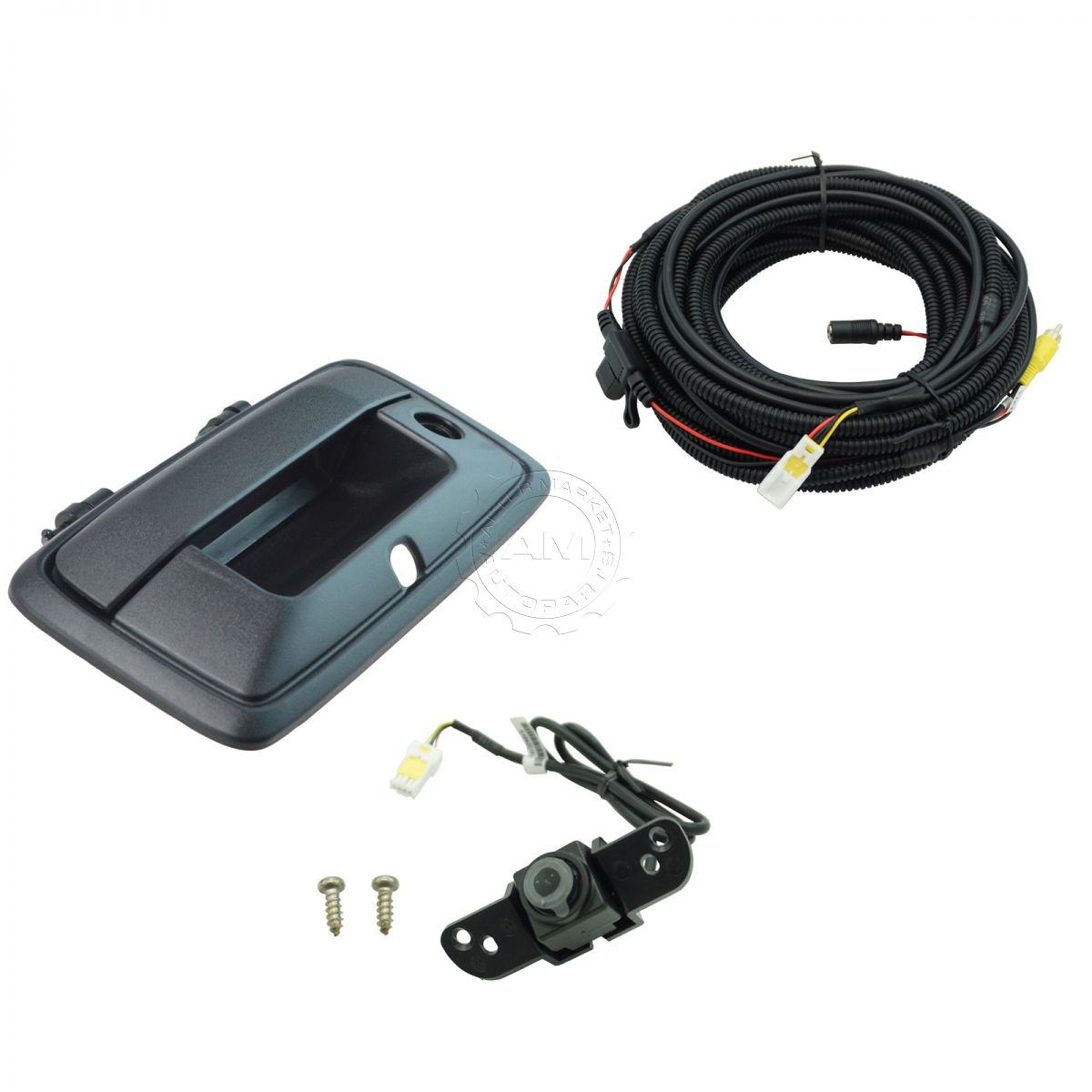 Rear View Camera Add On Kit w/ Wiring Harness & Tailgate Handle for GM Pickup