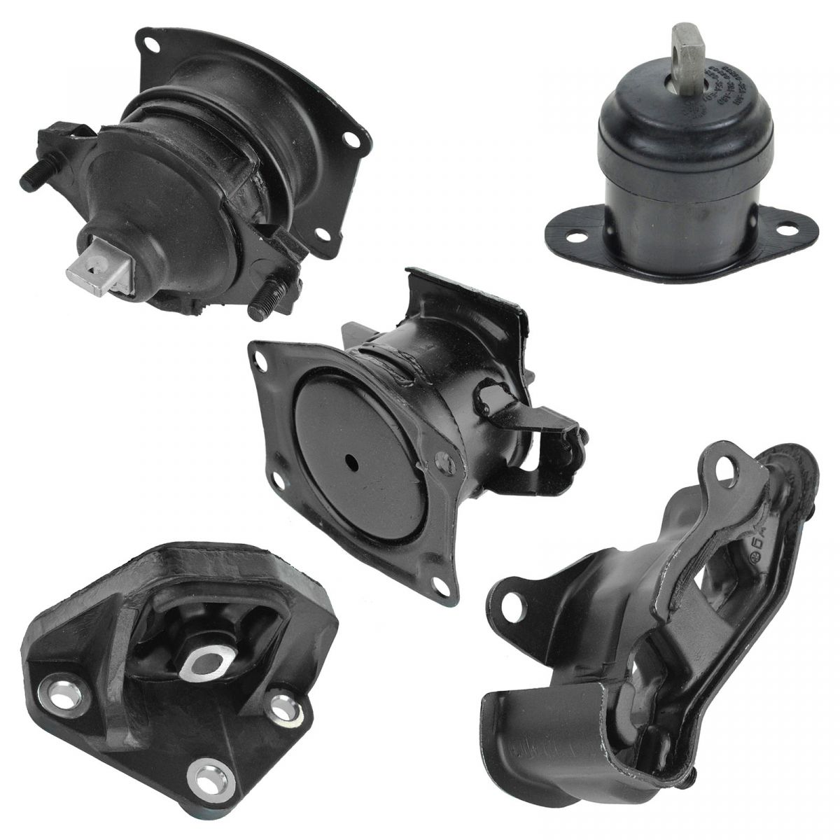 Engine Motor Transmission Mount Kit Set of 5 for 0307 Honda Accord New