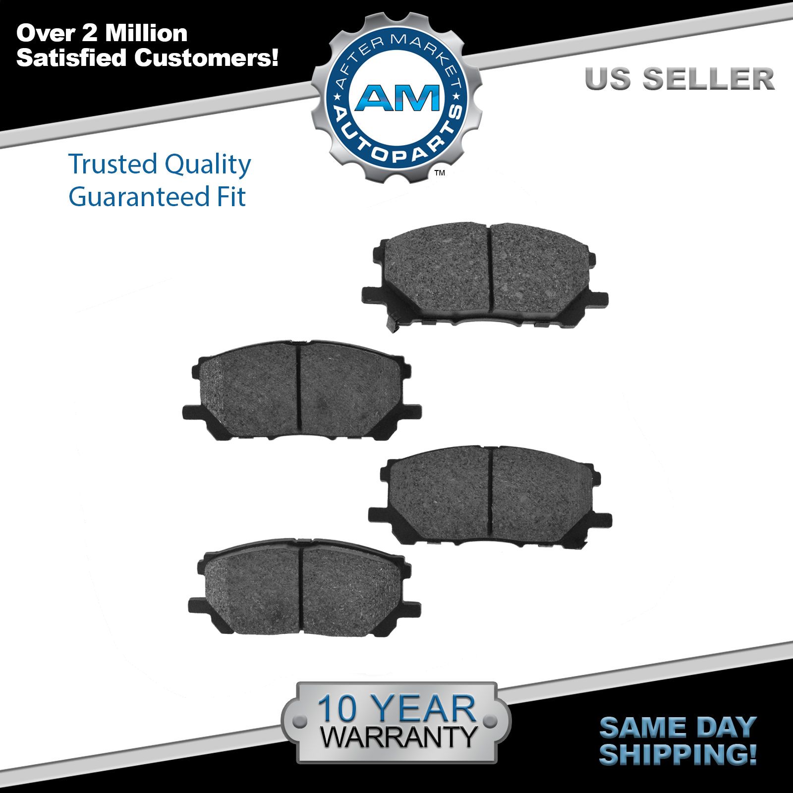 Brake Pads SemiMetallic Front for Lexus RX330 RX350 RX400h Toyota