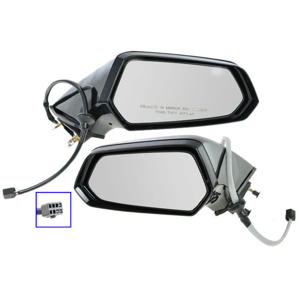 thumbnail image 2 of Kool Vue Power Side View Mirrors LH & RH Pair For Chevy Colorado GMC Canyon Isuzu 2 of 5