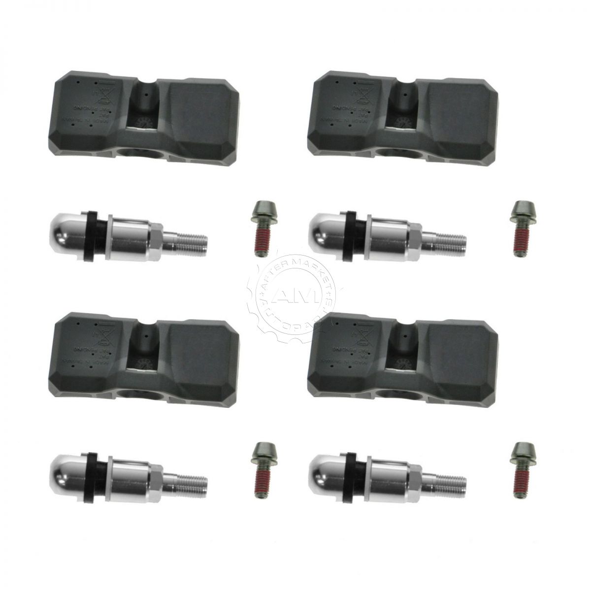 TPMS Tire Pressure Monitor Sensor Assembly Set of 4 for Audi VW ...