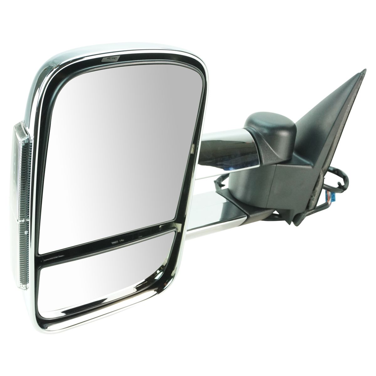 Towing Power Heated Turn Signal Side Mirrors Chrome Pair Set for Chevy GMC Truck eBay