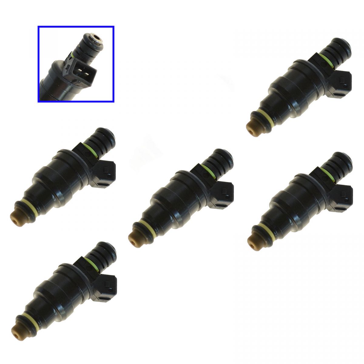 Fuel Injector Kit Set of 5 for 96 Volvo 850 L5 2.3L Turbo Engine ID