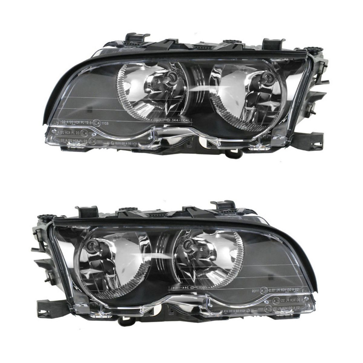 Headlight Headlamp Left & Right Pair Set NEW for BMW 3 Series (E46) eBay