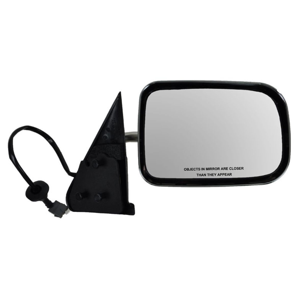 Chrome Power Mirror RH Right Passenger for 94-97 Dodge Ram 1500 2500 ...