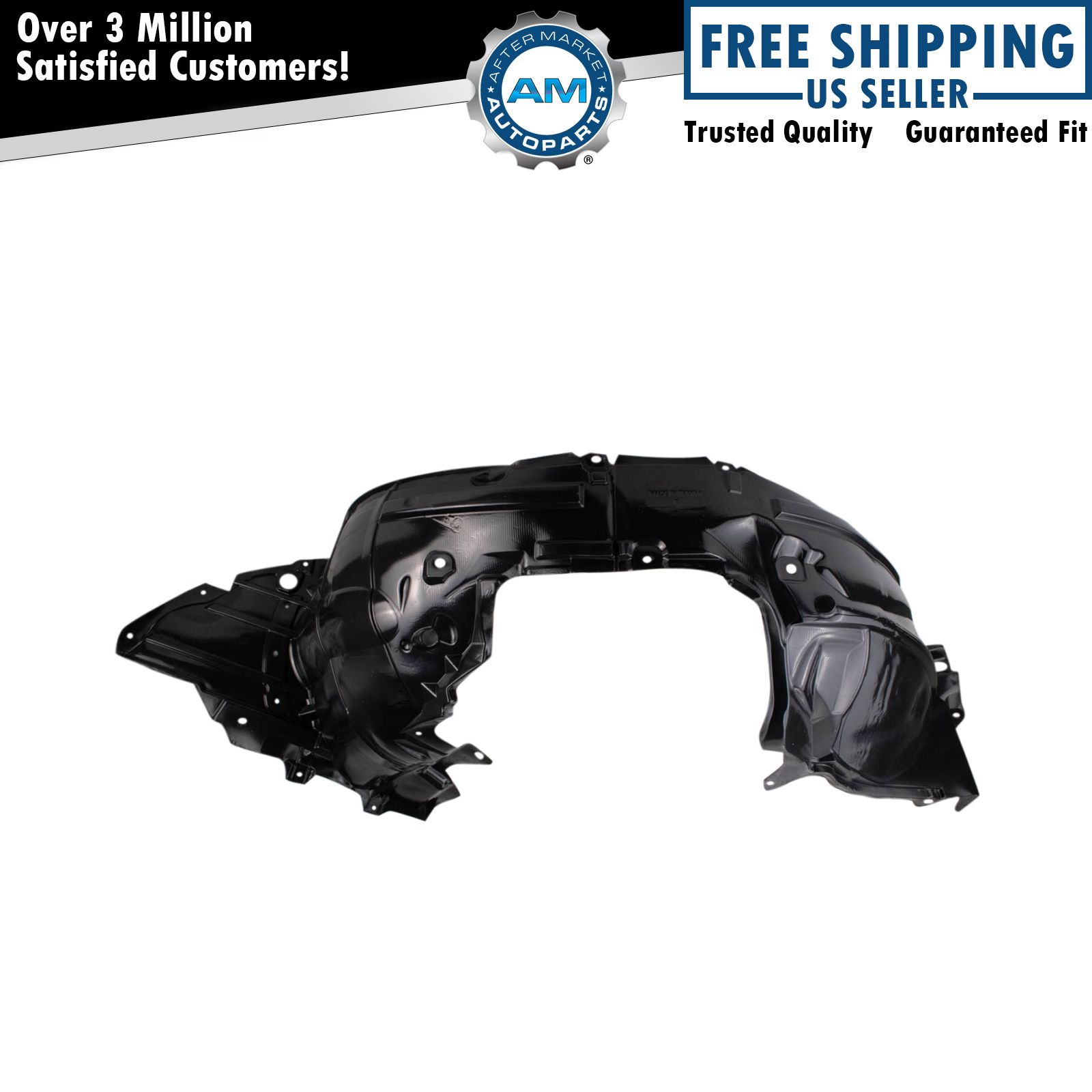 Front Right Inner Fender Liner Black For 2013-2019 Nissan Sentra NI1249133