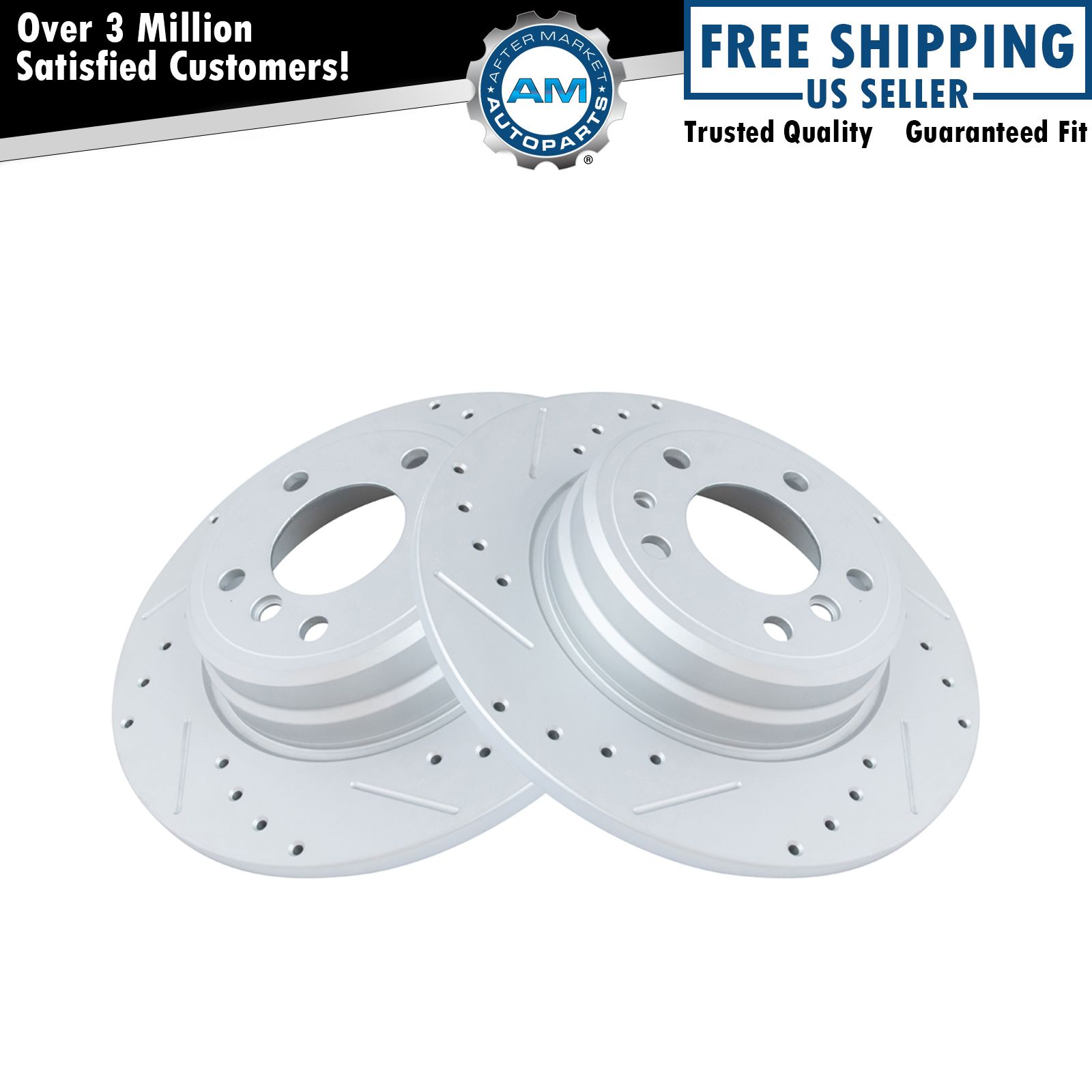 <b>2 Piece Performance Brake Rotor Set</b>