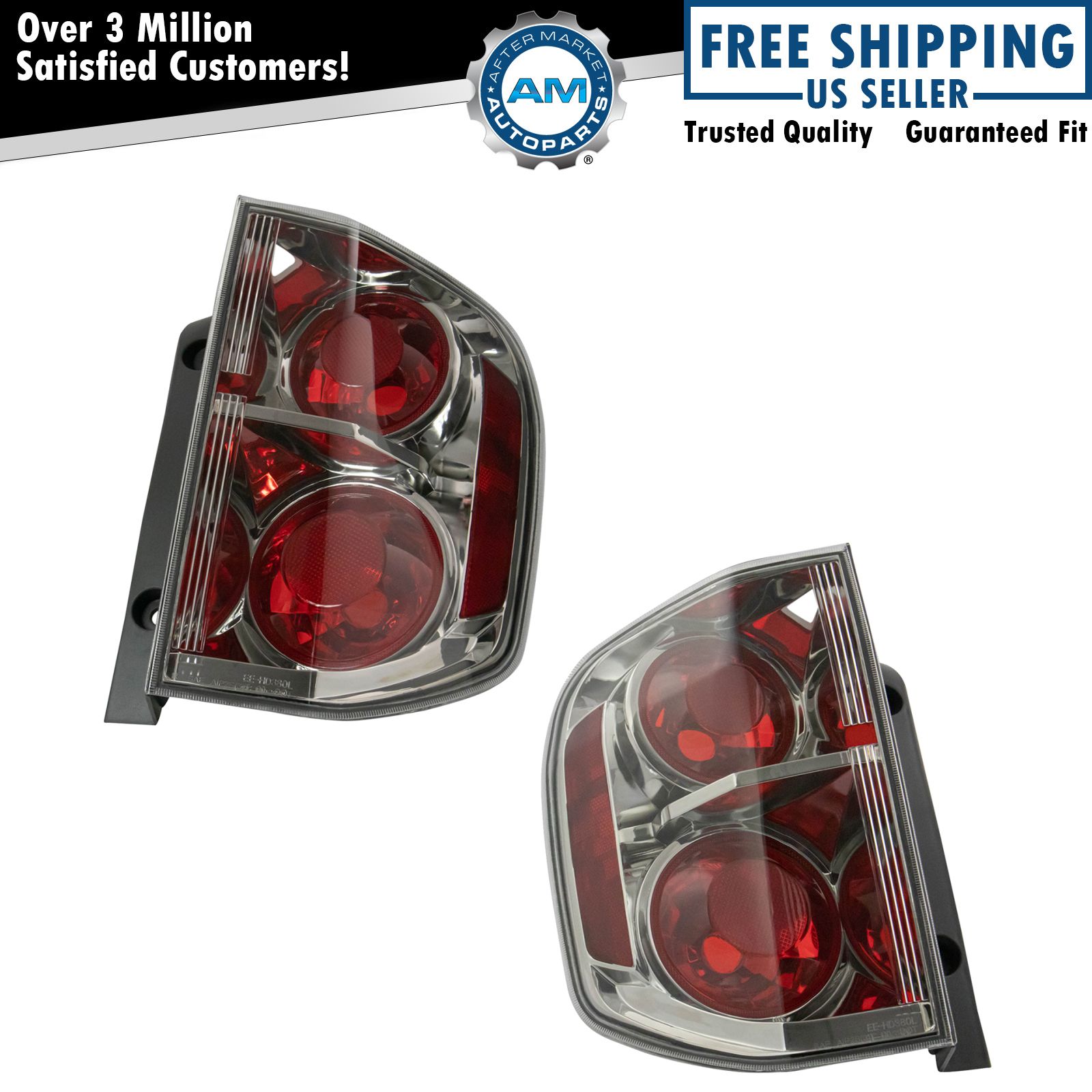 Tail Lights Set For 2006-2008 Honda Pilot HO2800162 HO2801162