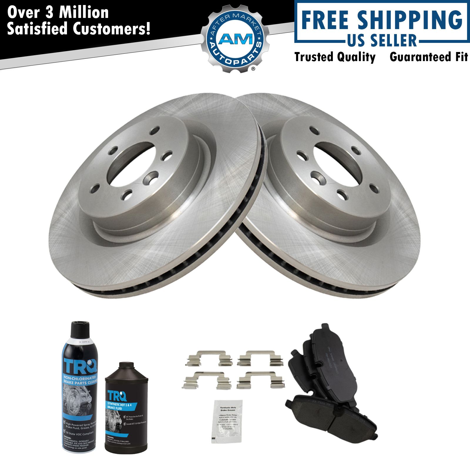 <b>Dot 3 & 4 Ceramic Brake Pad & Rotor Kit</b>