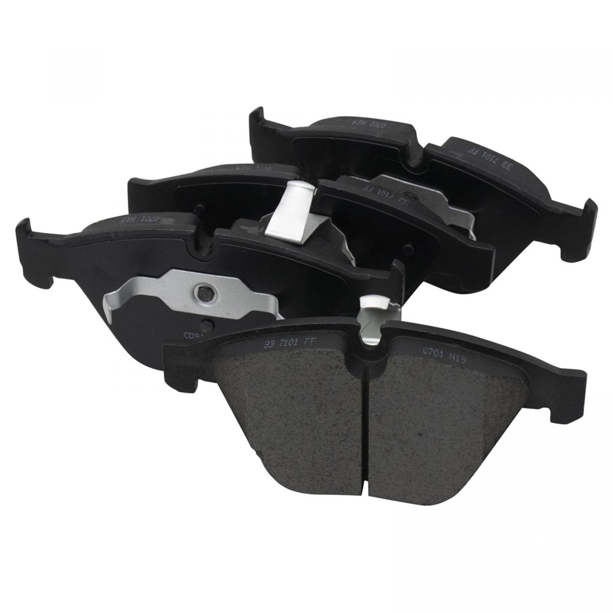 Brake Pad Front Ceramic Brake Pad LH & RH Set Kit for BMW E60 E65 E66