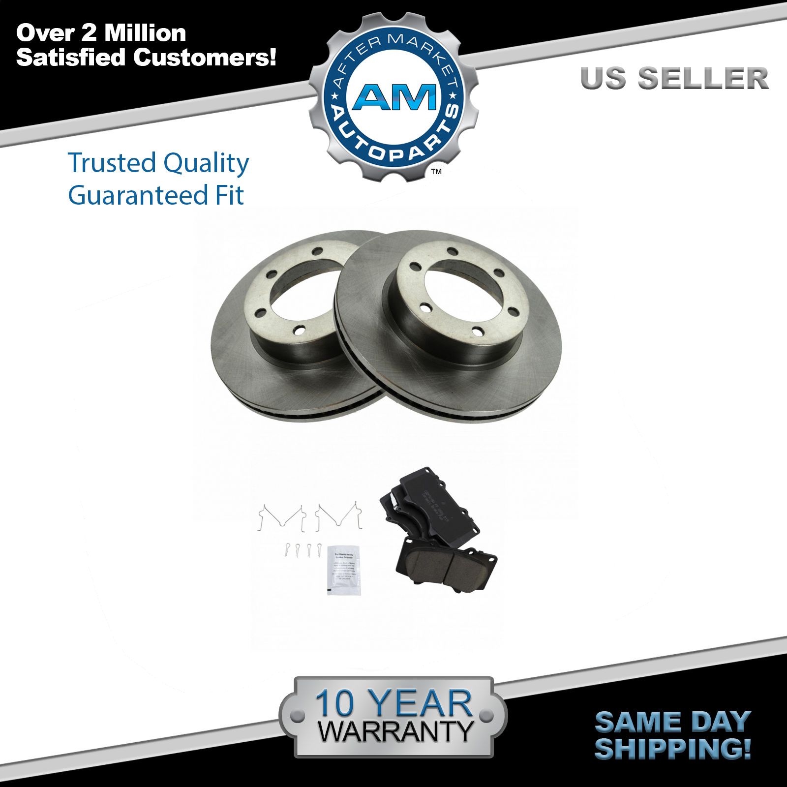 BRAND NEW SET OF CERAMIC BRAKE PADS 4 FRONT BRAKE PADS