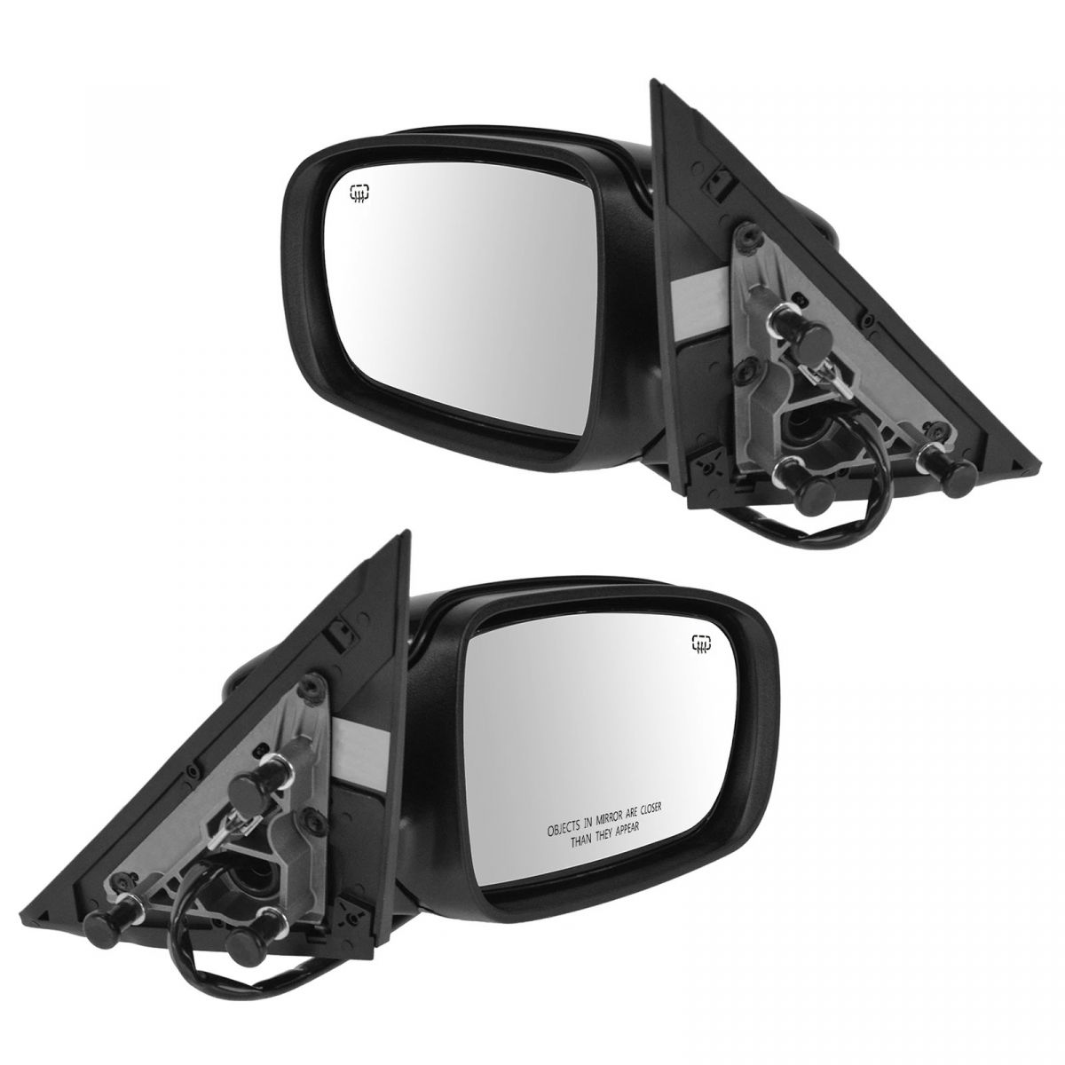 Mirrors Power Heated Manual Fold Left & Right Pair Set for Chrysler 300