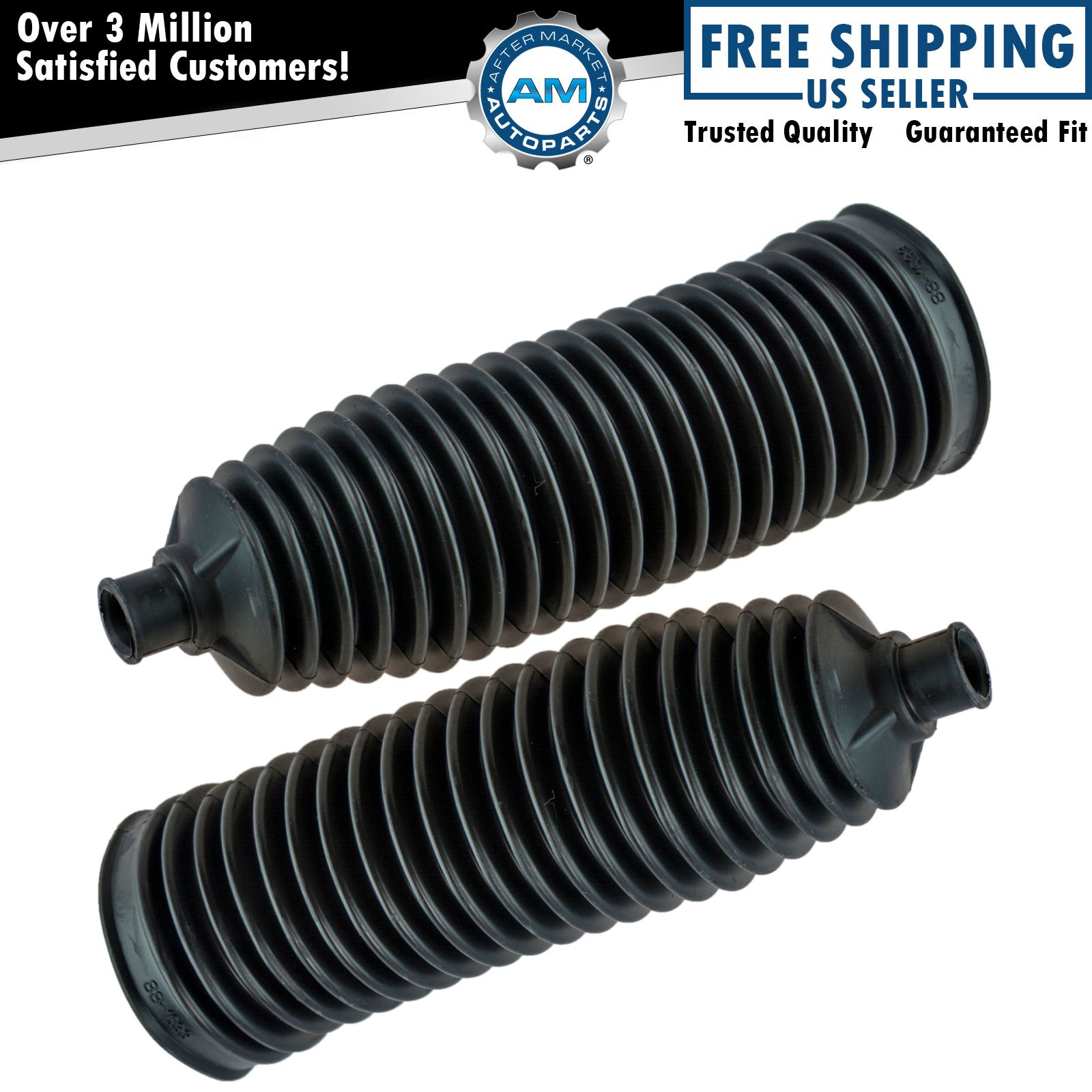 Steering Rack and Pinion Bellows Boot LH & RH Kit Pair Set of 2 for