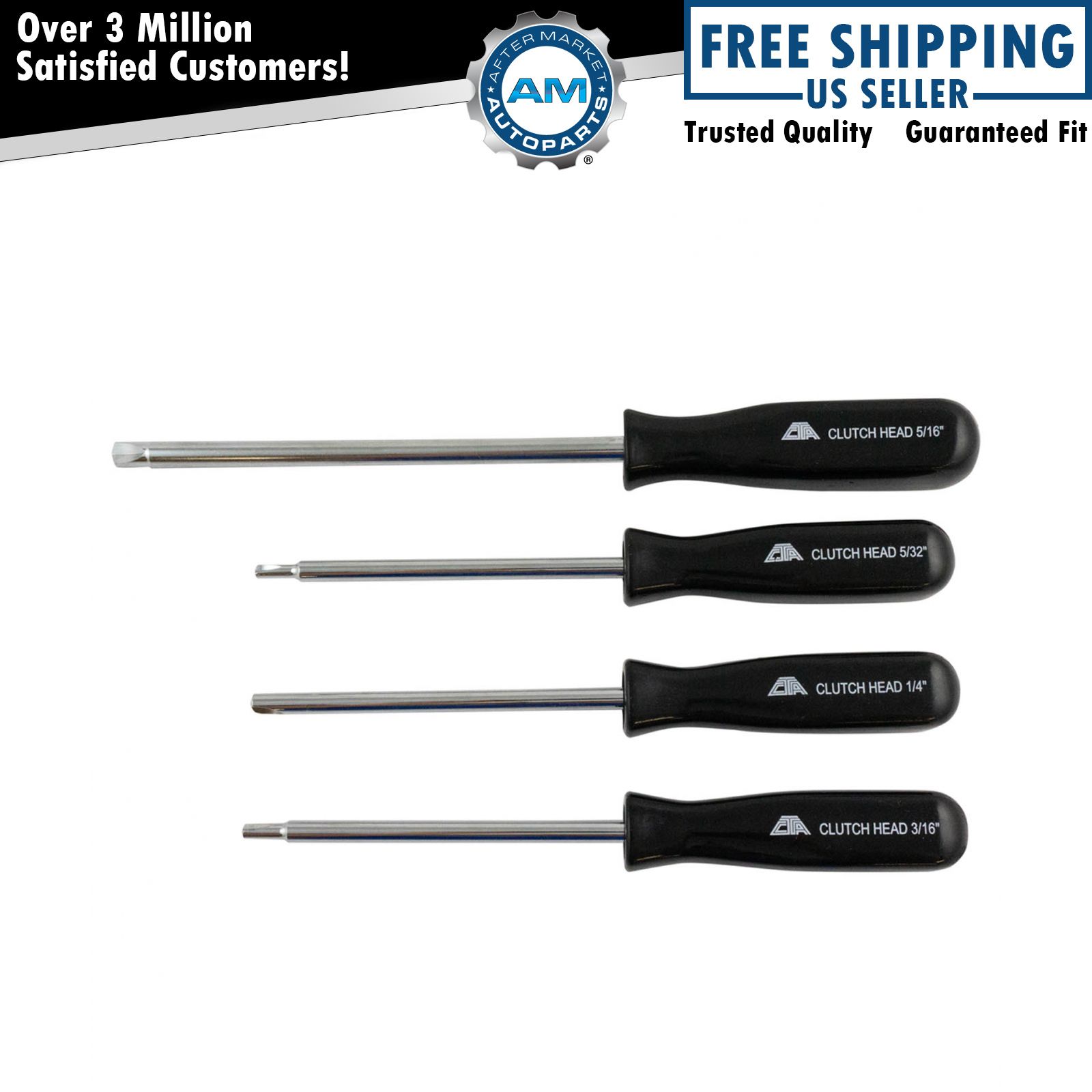 clutch head screwdriver set