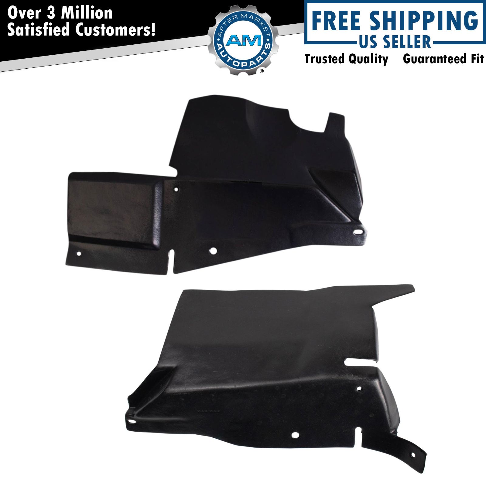 Front Inner Fender Liner Set For 00-11 Impala Monte Carlo Grand Prix LaCrosse