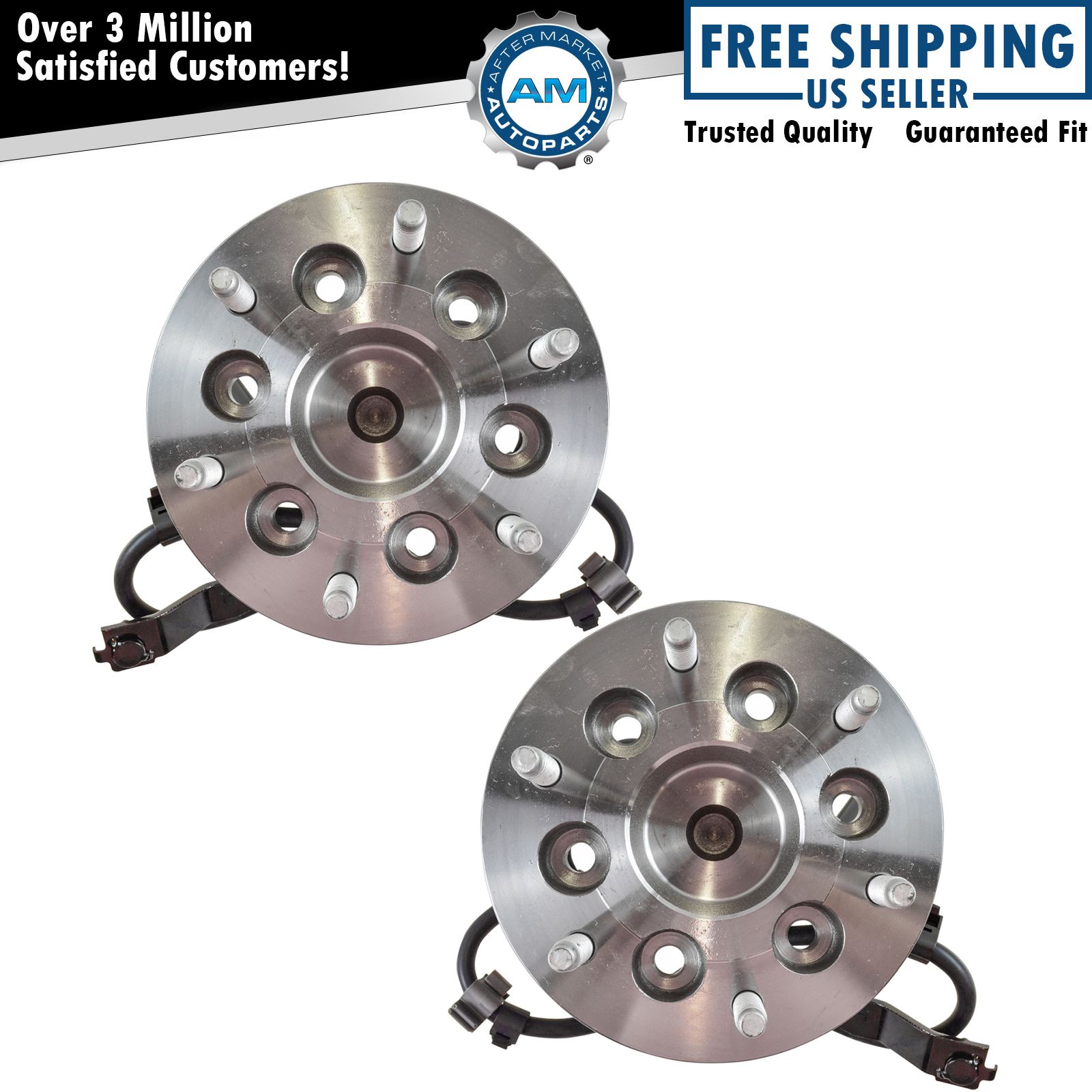 (2) Front Wheel Bearing & Hub for 2004 - 2007 2008 Chevy Colorado GMC Canyon 2WD