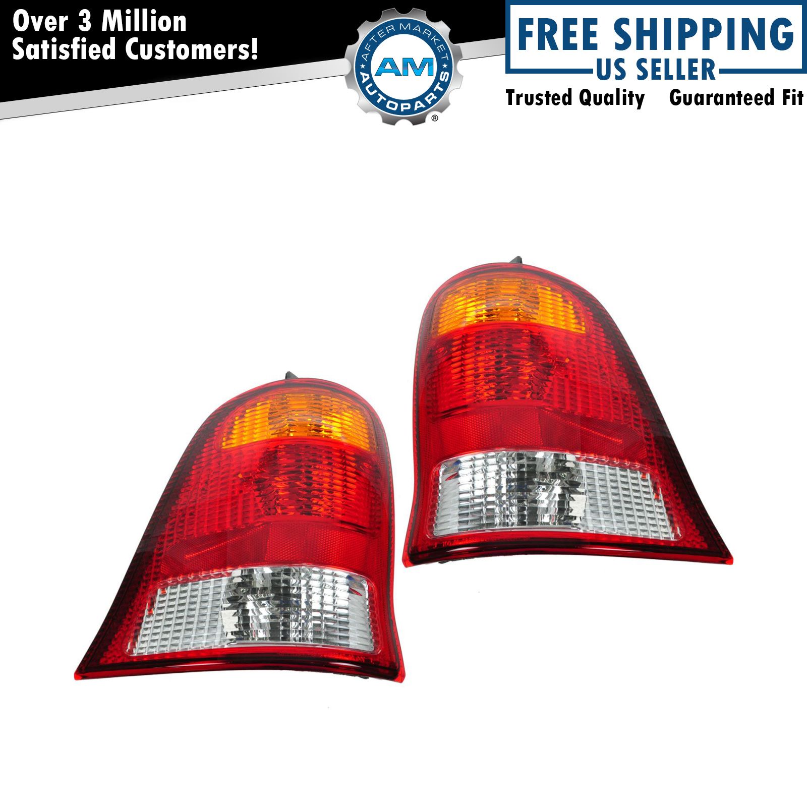 Tail Lights Set For 1999-2003 Ford Windstar FO2800127 FO2801127