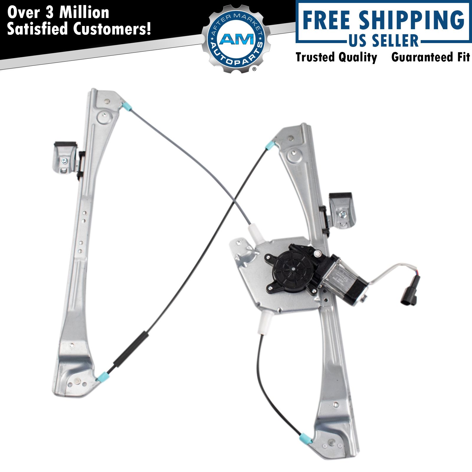 Front Left Window Regulator & Motor For 2004-2008 Chevrolet Malibu