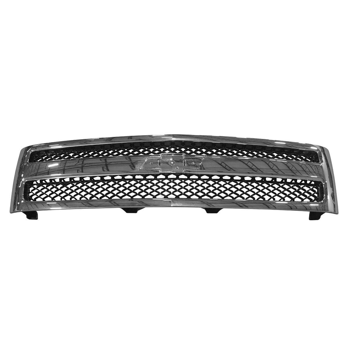 Grille Chrome & Black Front for Chevy Silverado 1500 Hybrid eBay