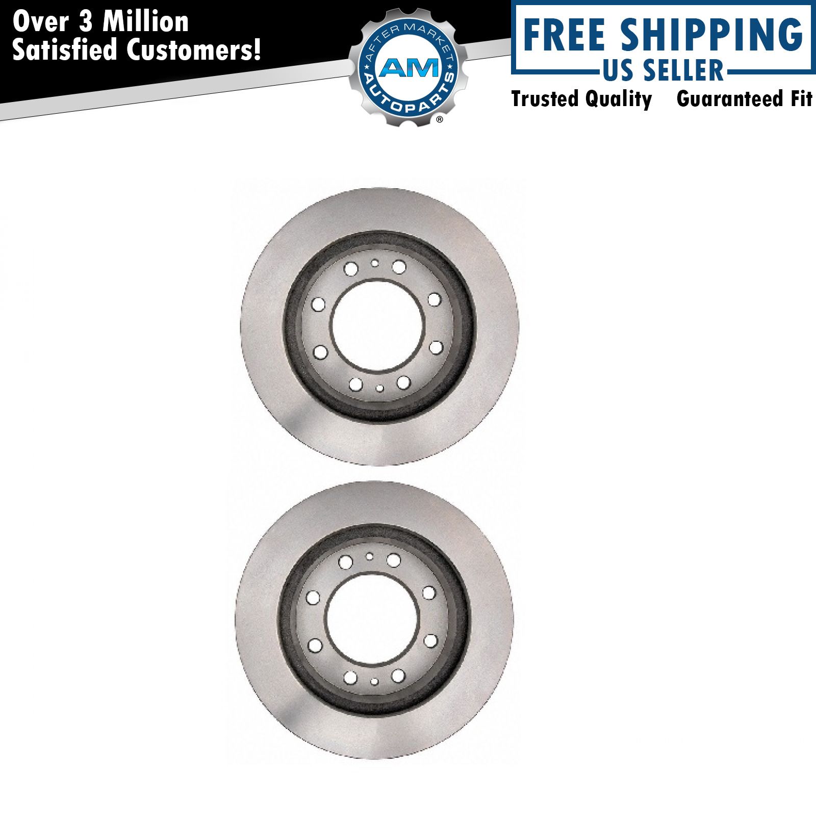 RAYBESTOS Front Disc Brake Rotors Left & Right Pair Set for Chevy GMC Truck Van
