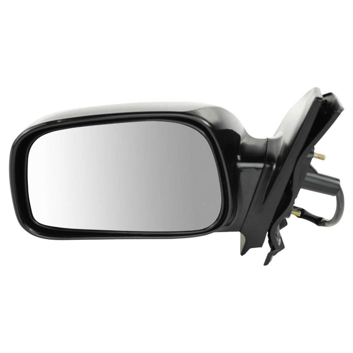 Side View Power Mirror Smooth Black Driver Left LH for 03-08 Toyota Corolla