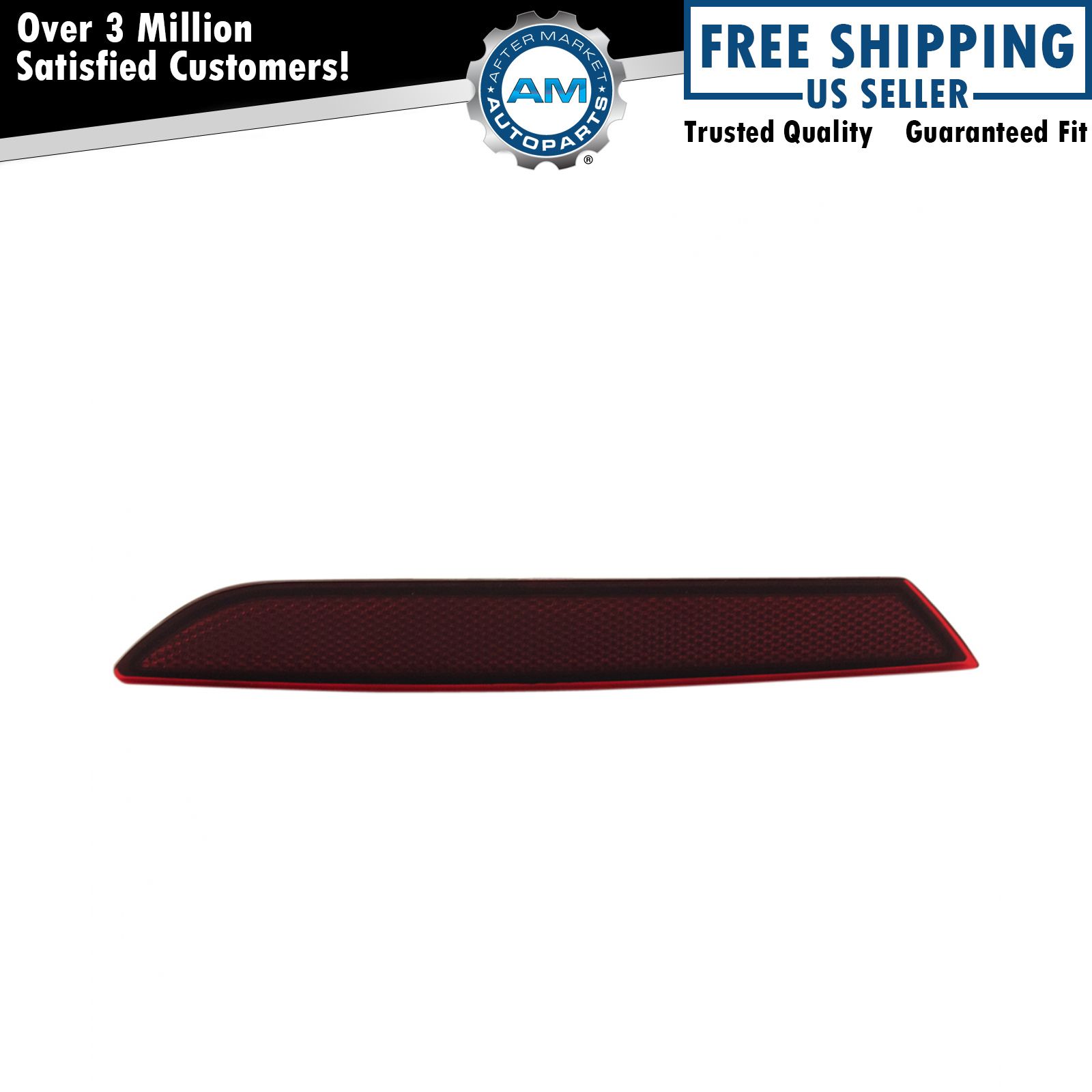 Rear Bumper Mounted Reflector Driver Side LH for BMW 5 Series