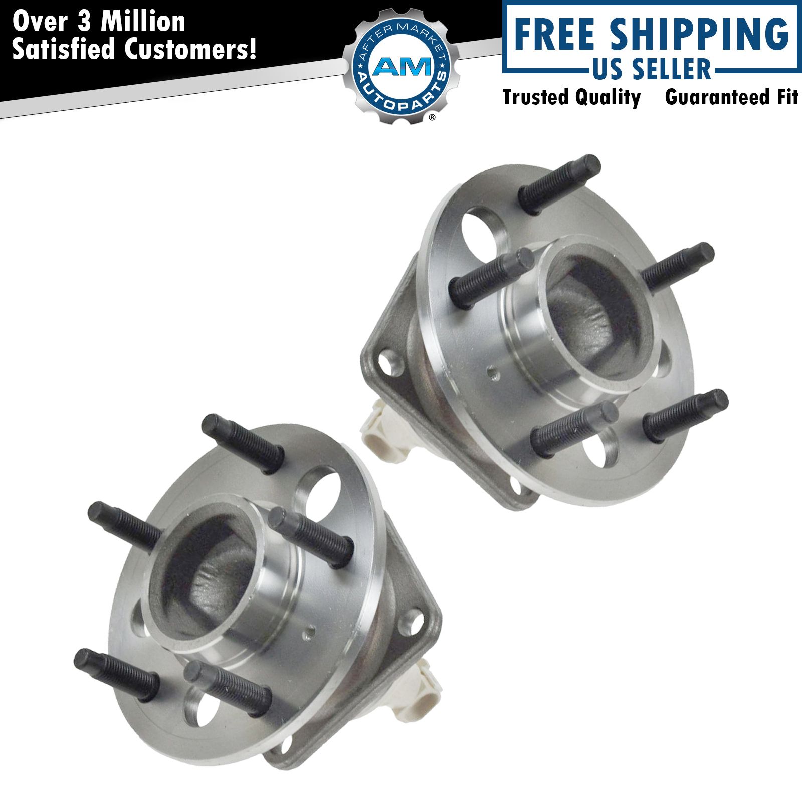 2 Rear Wheel Bearing Hub Assembly Fits Chevy Impala Pontiac Grand Prix Buick