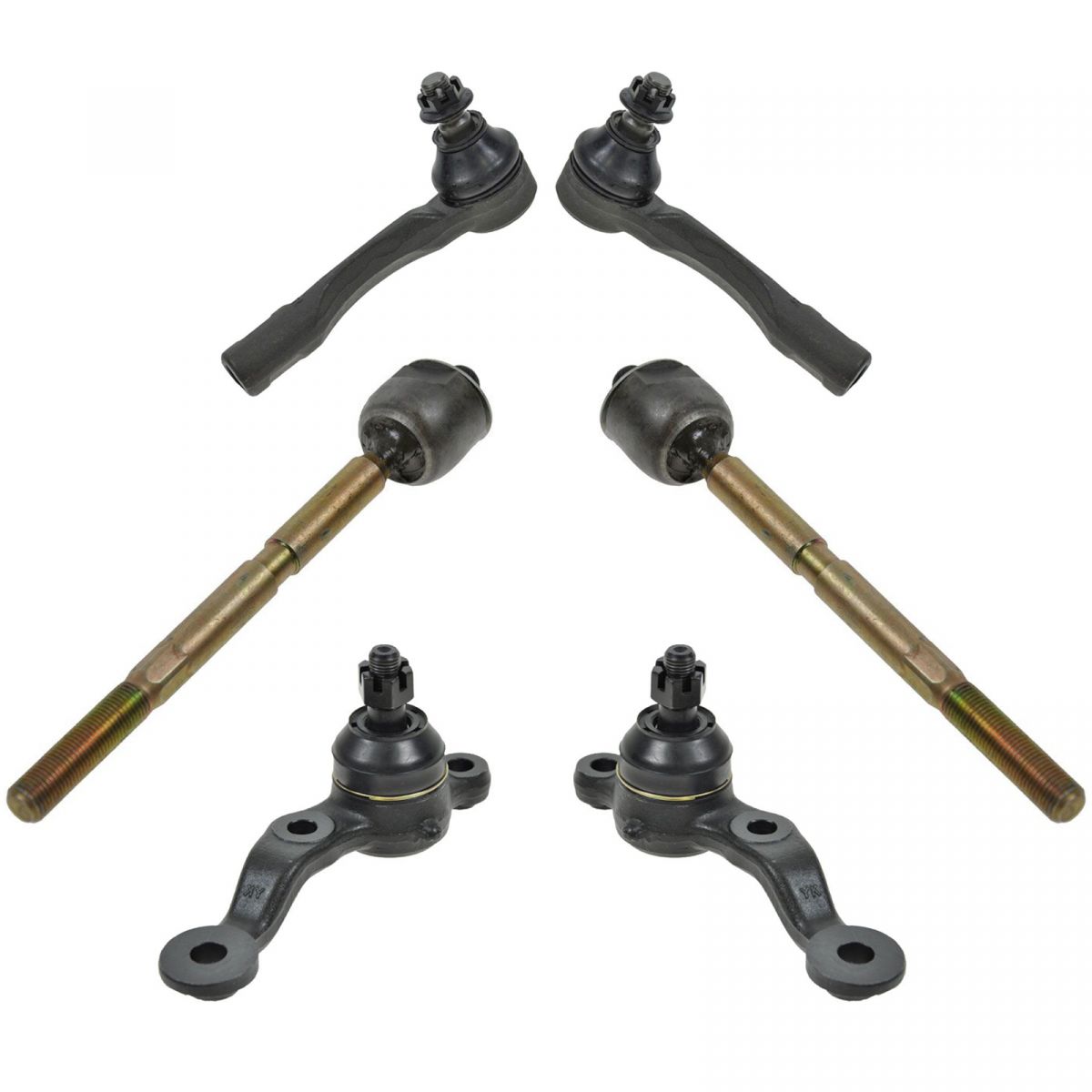 Front Ball Joint w/ Inner & Outer Tie Rod End Kit Set for 2001 Lexus