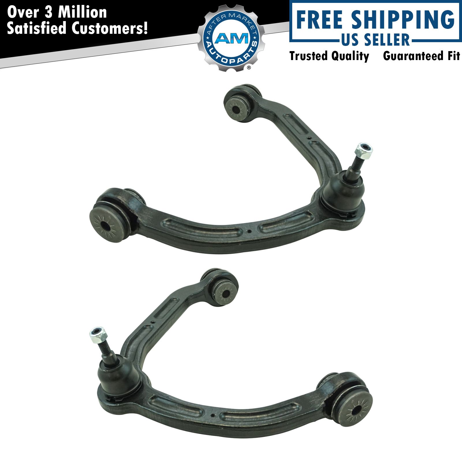 Front Upper Control Arm Ball Joint Assembly LH RH Driver Passenger Pair Set 2pc