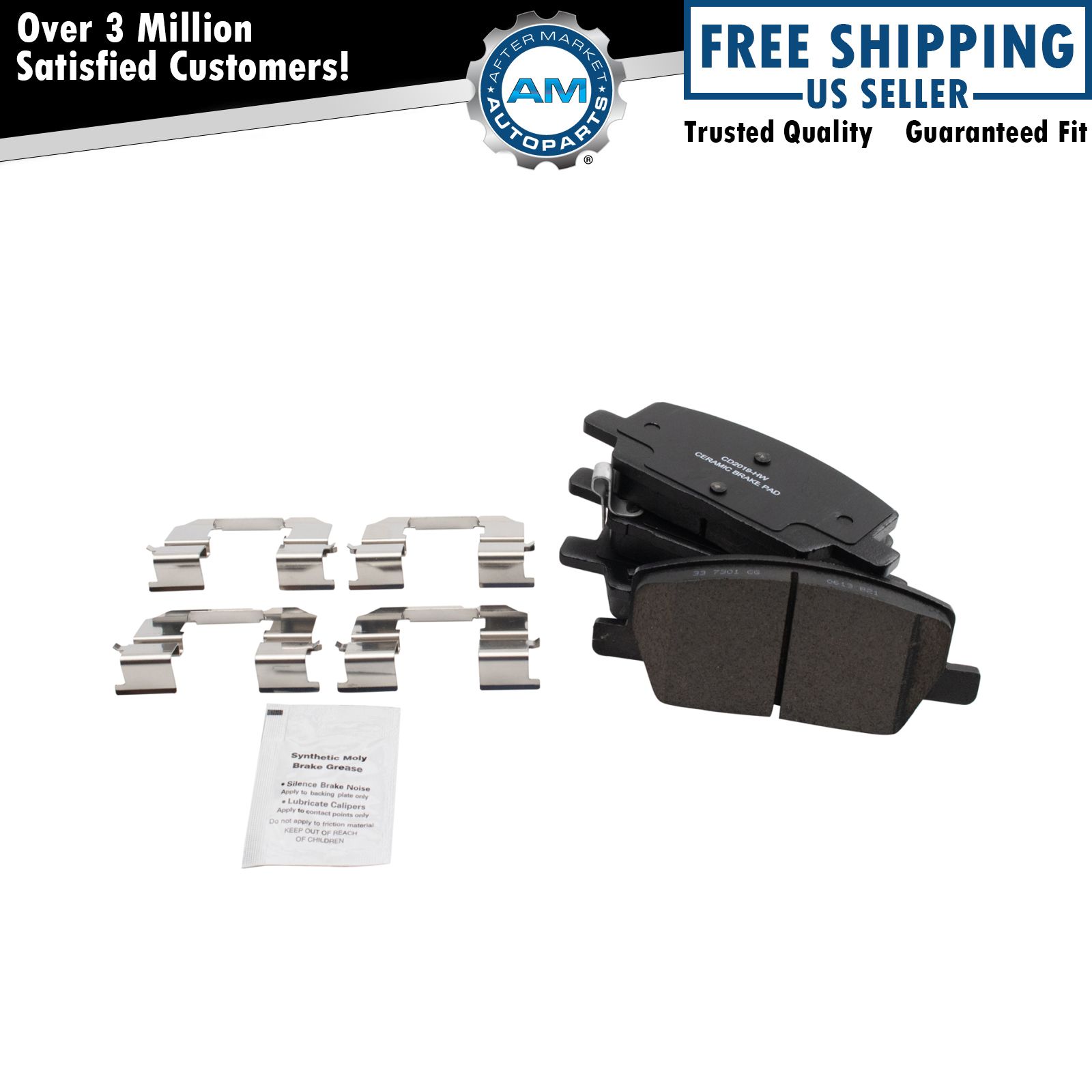 Front Ceramic Disc Brake Pad Set for Chevrolet Trax Buick Encore