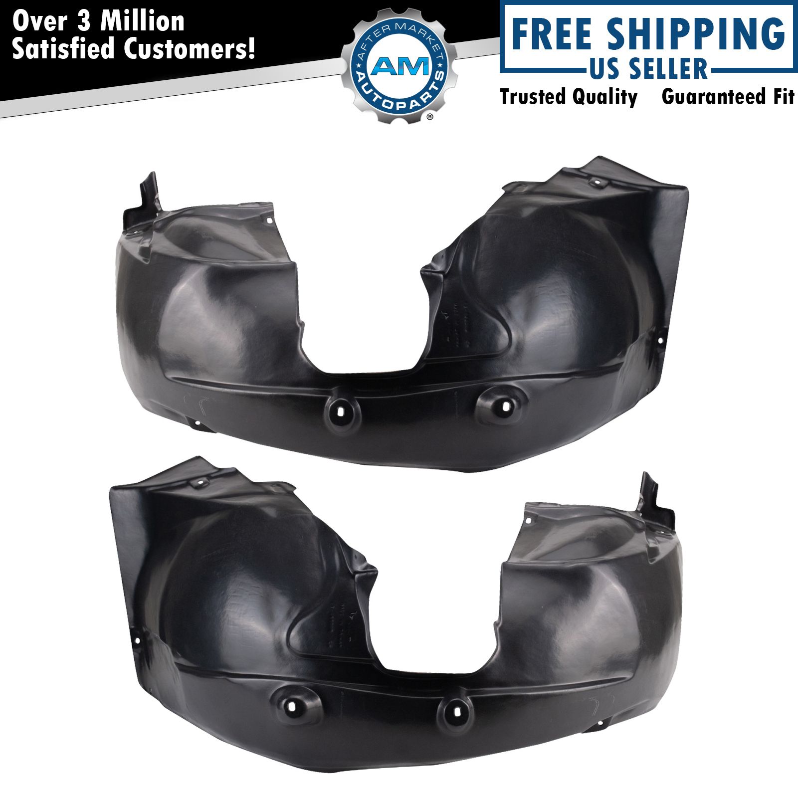 Inner Fender Liner Set For 2006-2007 Saab 9-3 SB1248106 SB1249106