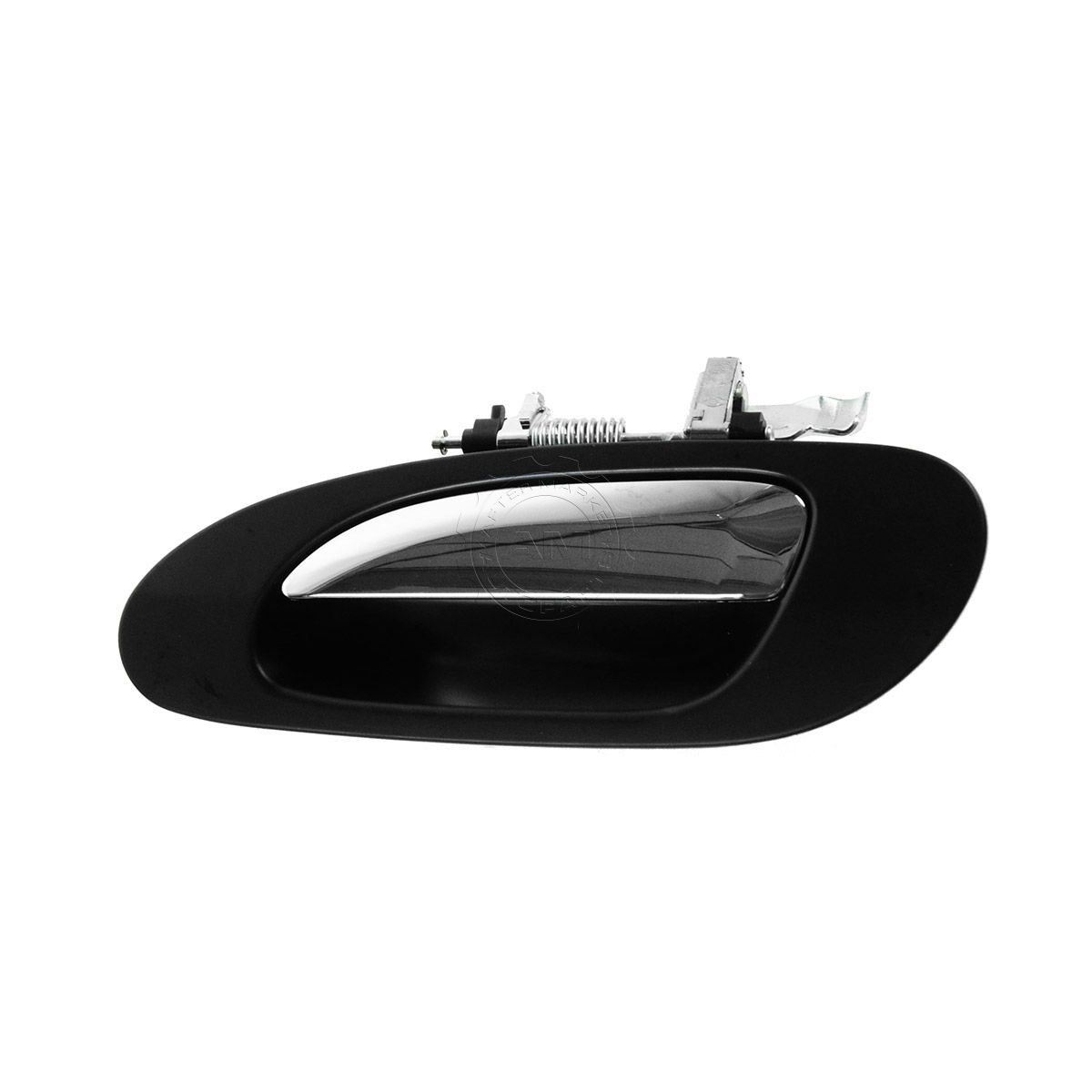 Door Handle Rear Outer Black /& Chrome Pair Set for 99-03 Acura TL New