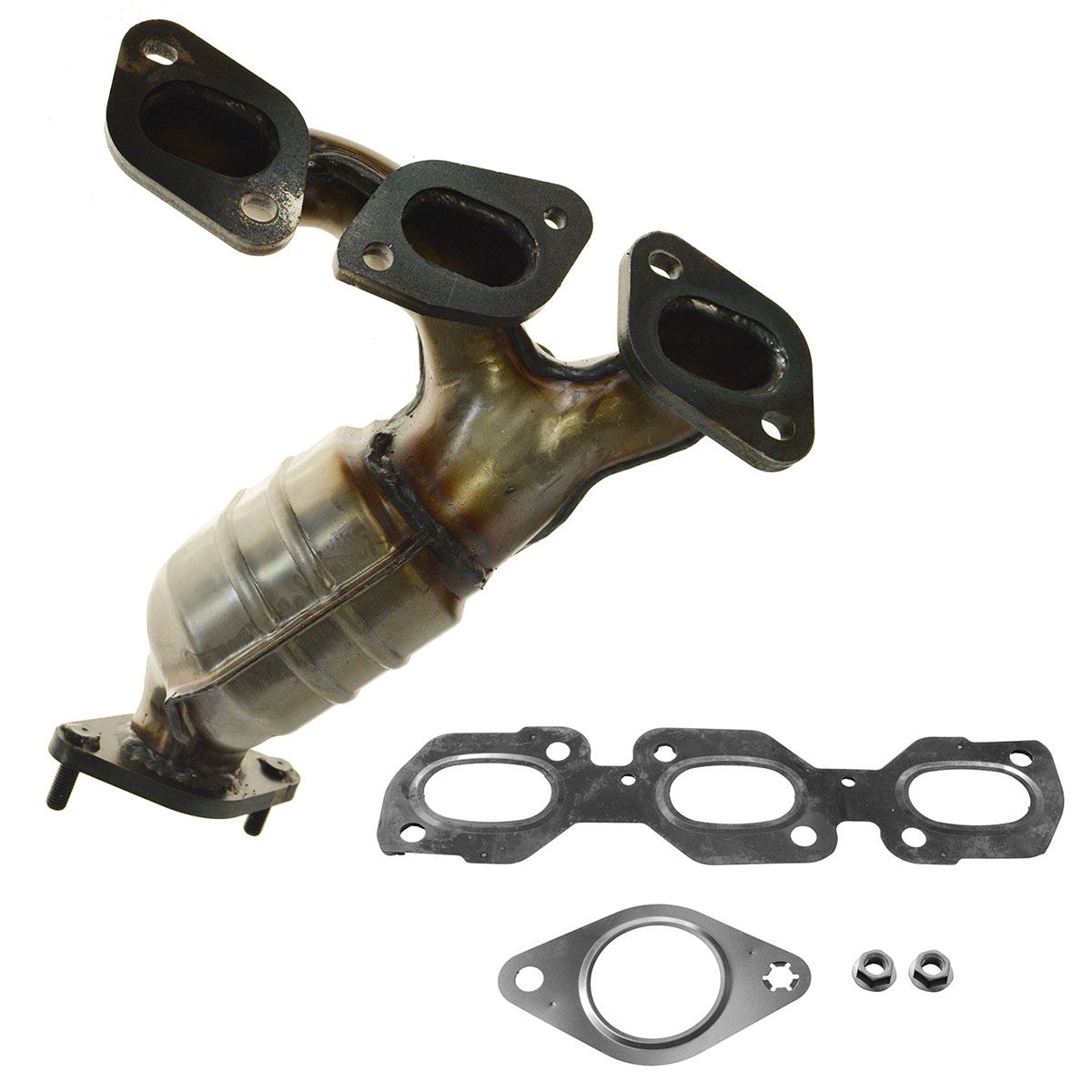 Exhaust Manifold Catalytic Converter w/ Upstream O2 Sensor Right Rear