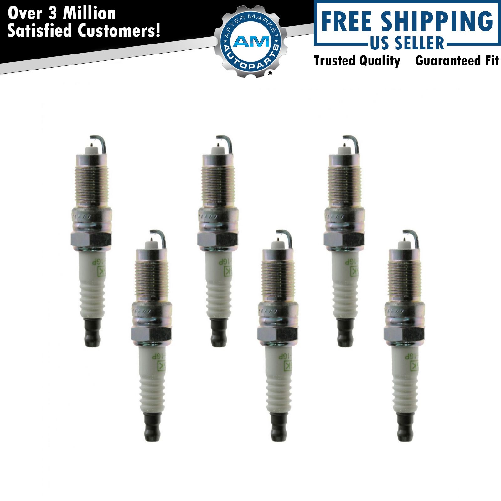 NGK 7159 Platinum Spark Plug Kit Set of 6 for E150 Explorer F150 Mustang Capri