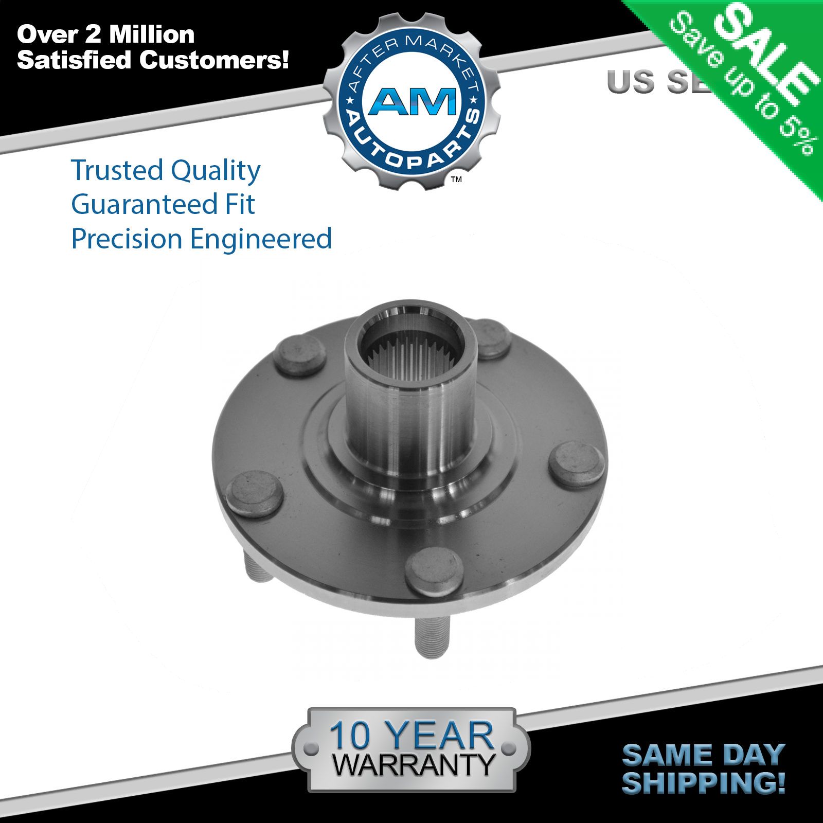 New DTA Premium Rear Hub Assembly With Warranty With ABS Fits Nissan Altima