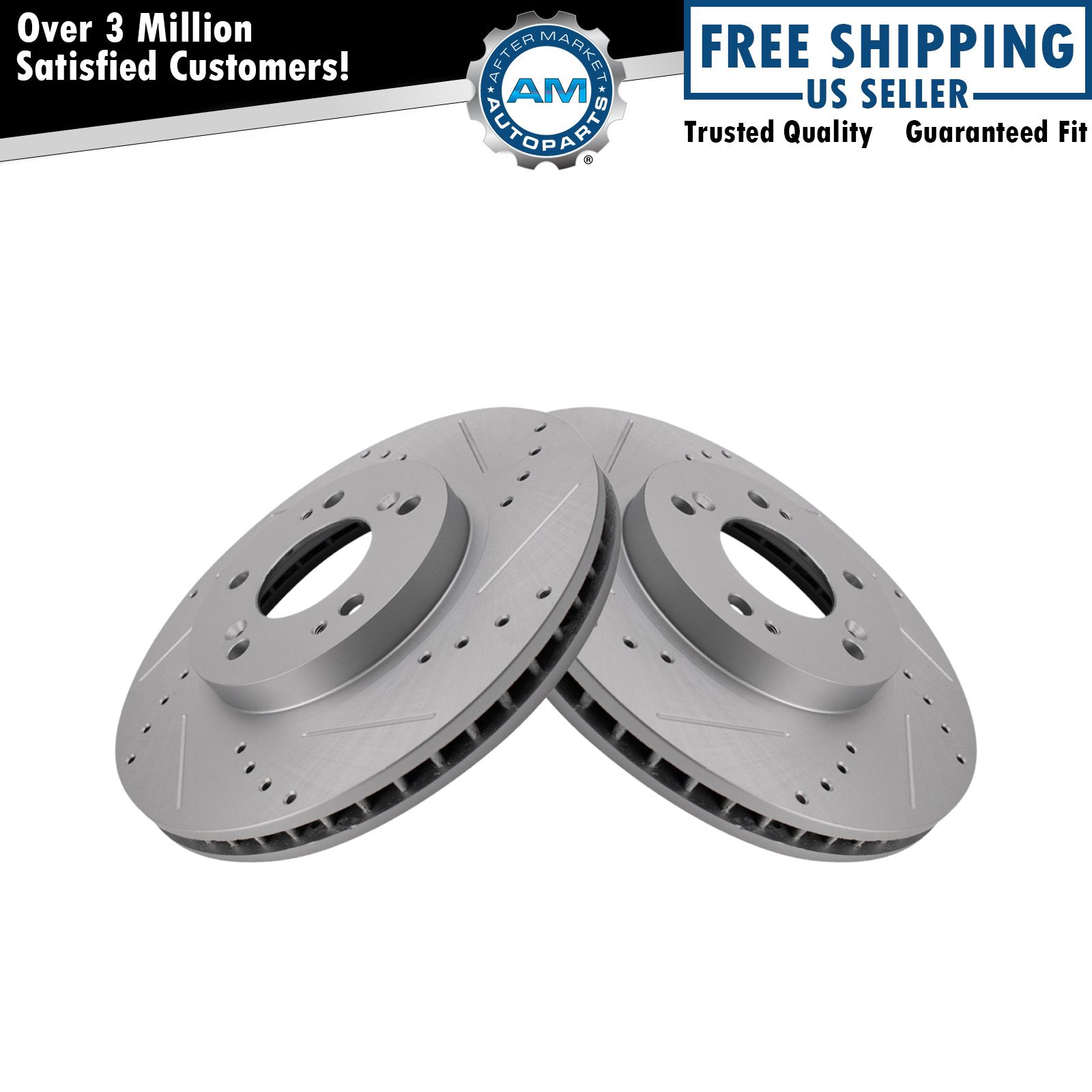 Front Brake Rotors Set For 2004-2011 Mitsubishi Endeavor