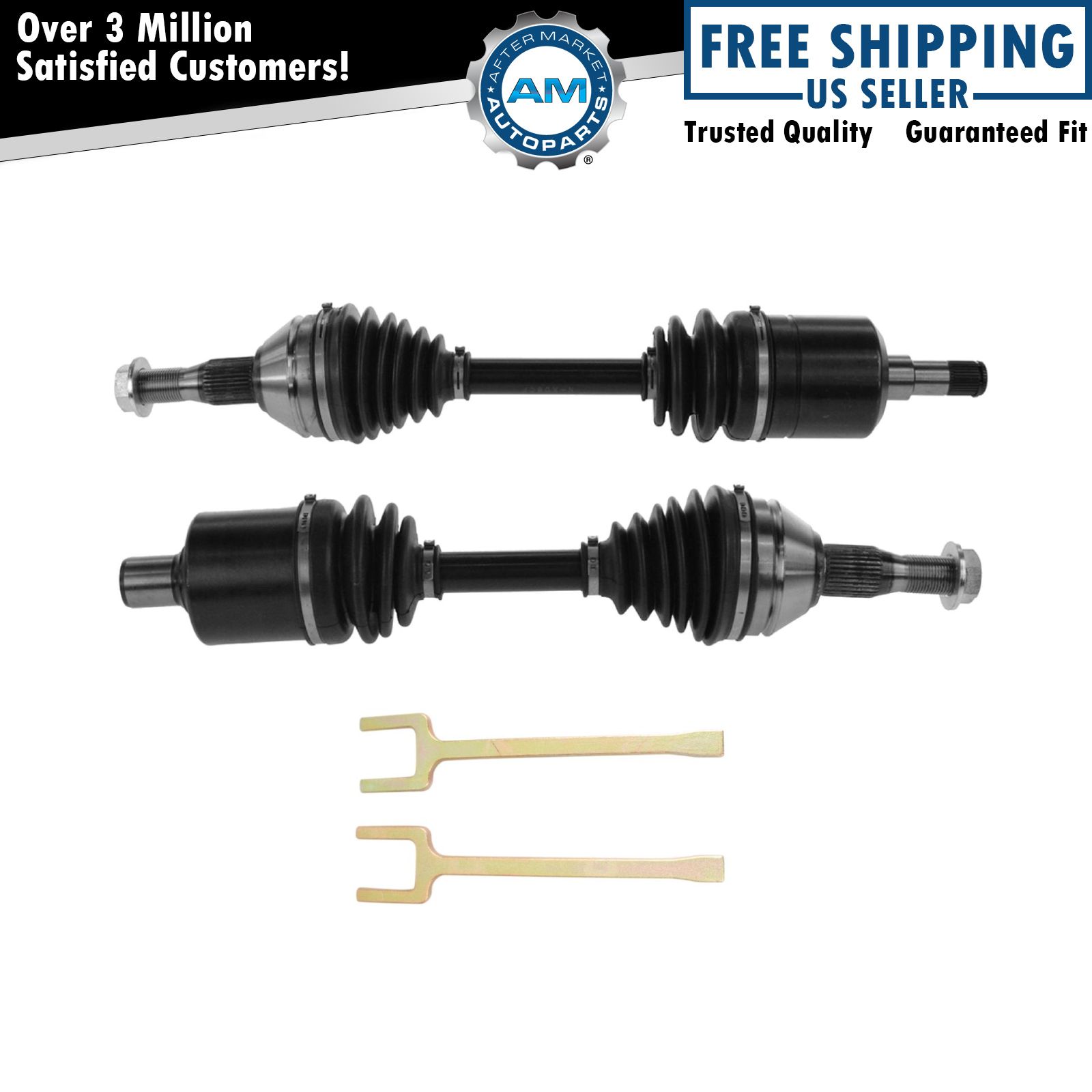 Front CV Axle Shaft Assembly Pair with Removal Tool for Grand Prix Impala Regal
