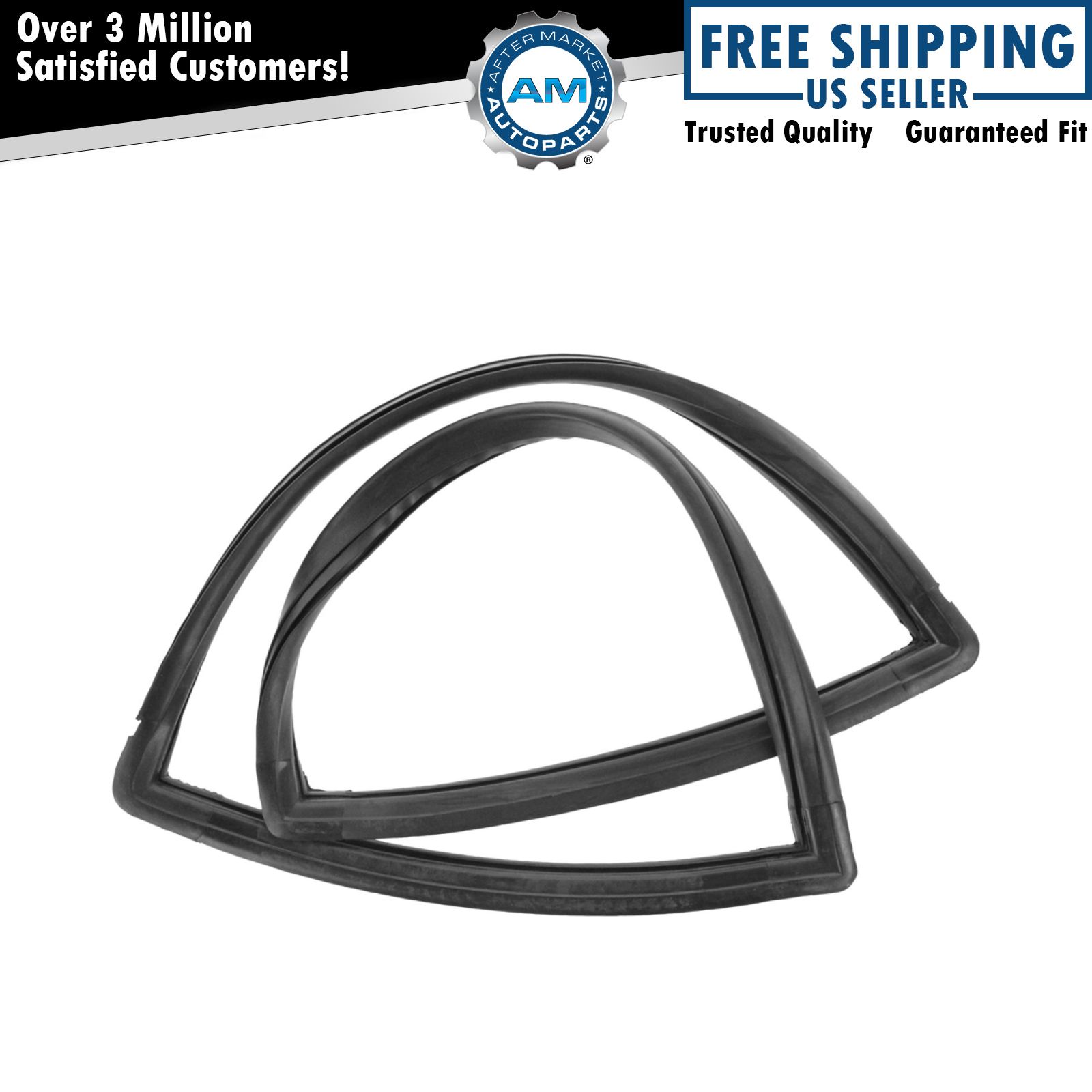 Quarter Window Side Glass Weatherstrip Seal Right RH for Jeep Wagoneer