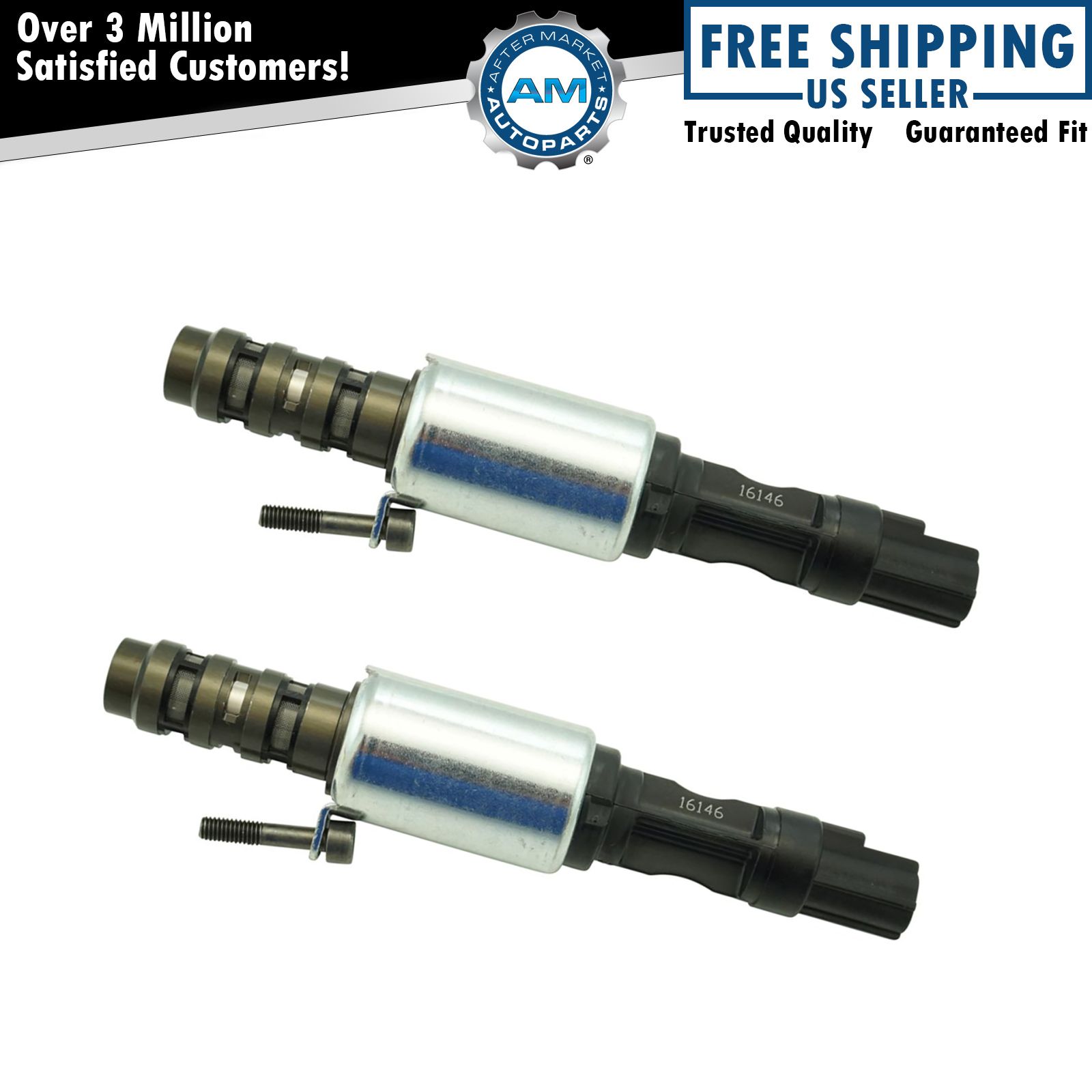SMP Engine VCT Variable Camshaft Timing Control Solenoid Pair for Ford Lincoln