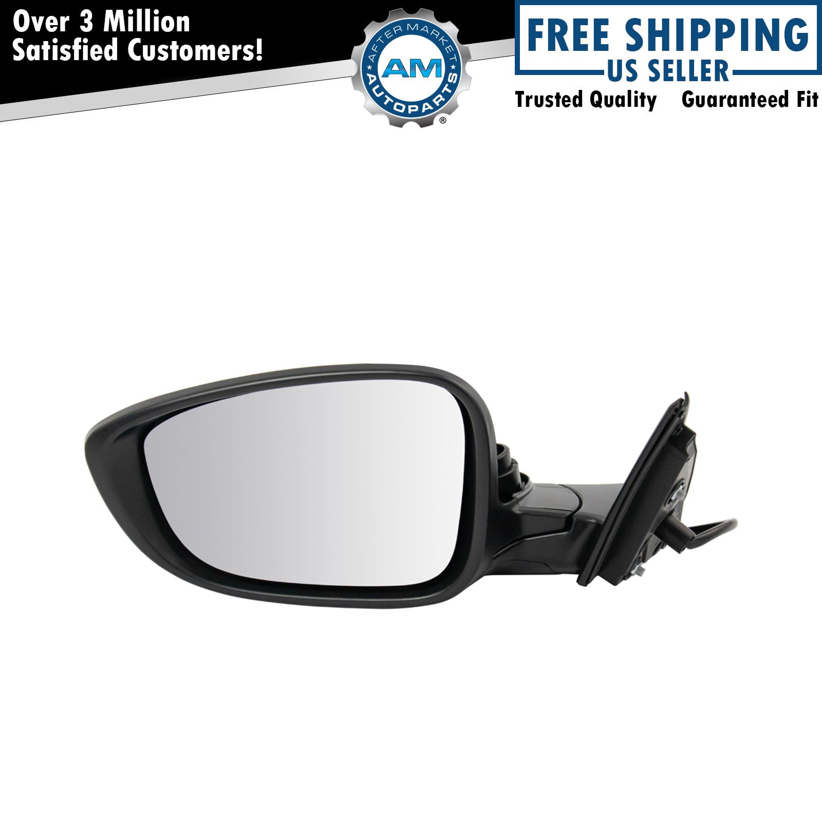 Mirror Power Non-Heated Manual Folding PTM LH Driver Side for Accord Sedan