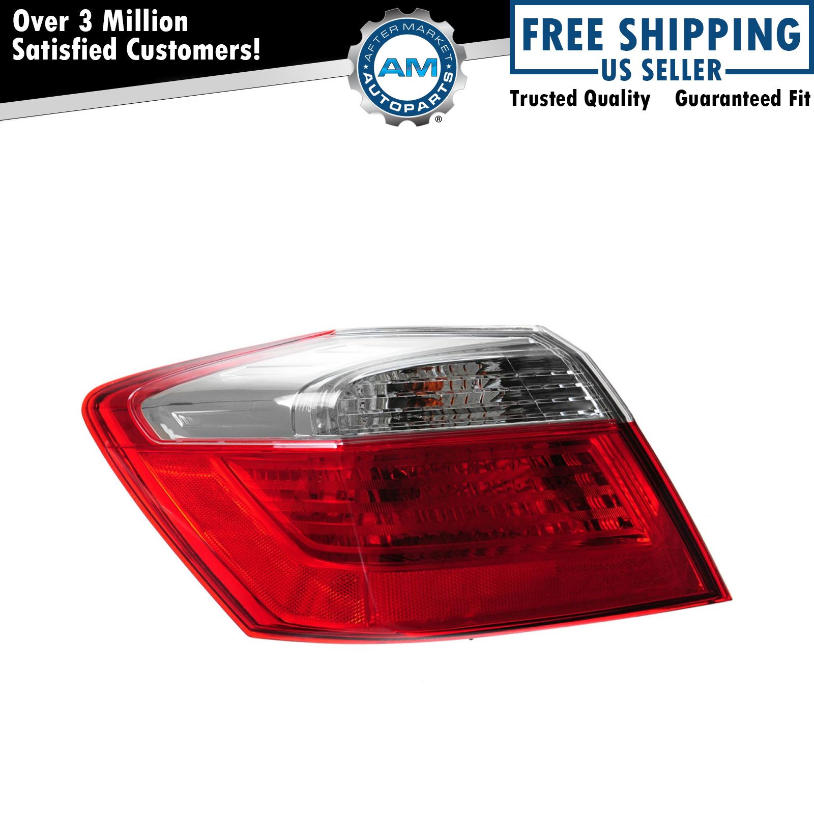 Left Outer Tail Light Assembly For 2013-2015 Honda Accord HO2804101