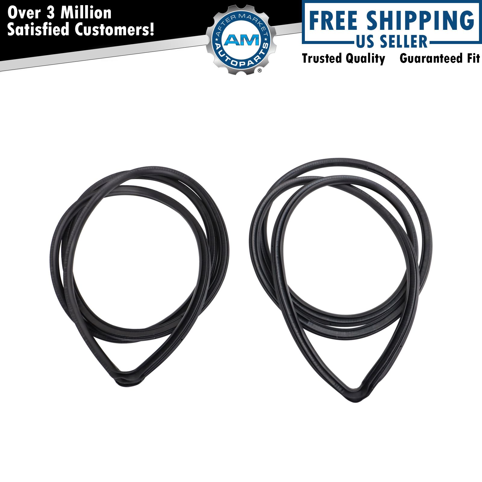 TRQ Door Weatherstrip Seal Kit Fits 2003-2009 Toyota 4Runner | eBay