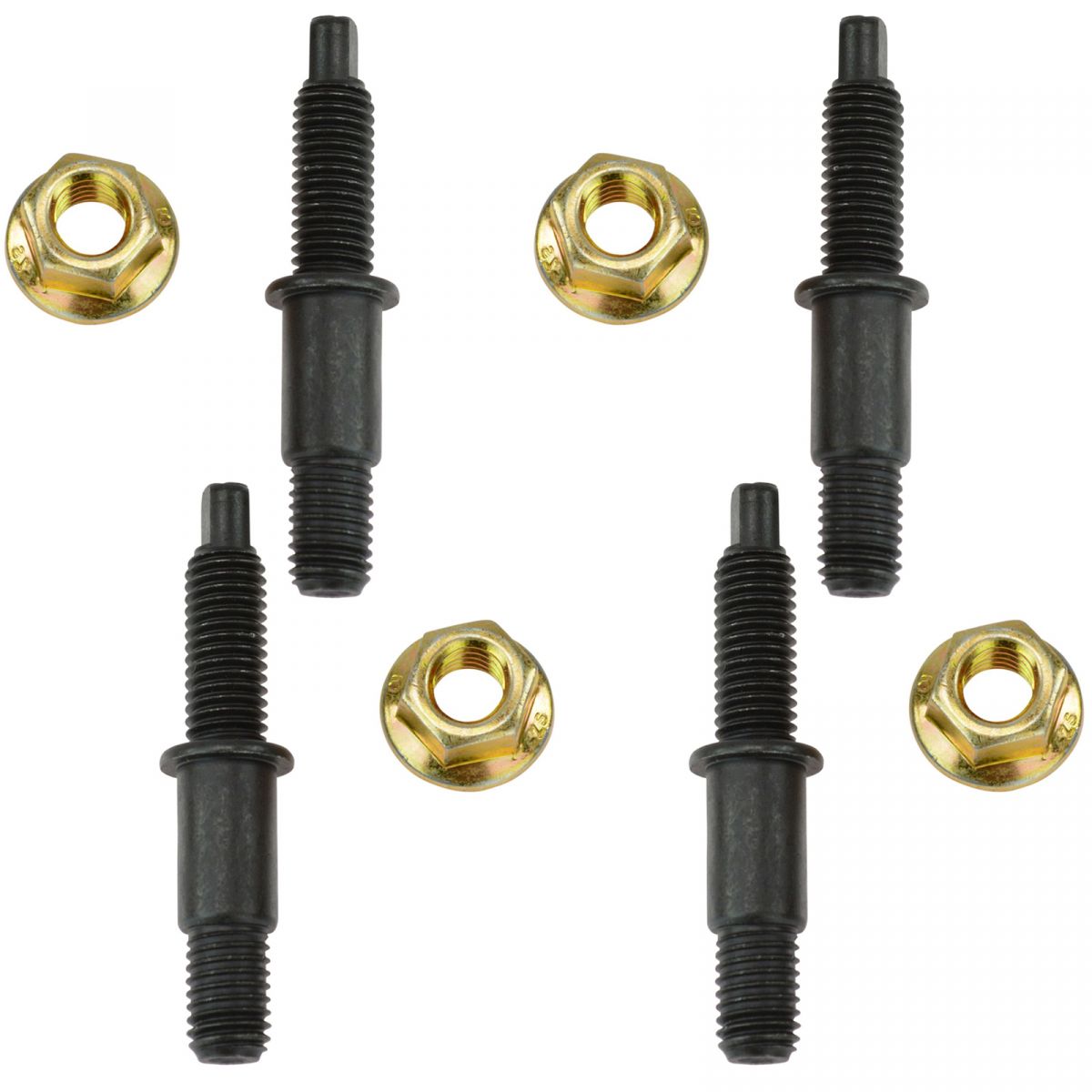 Dorman 03117 Exhaust Manifold Flange Stud & Nut Set of 4 for Ford