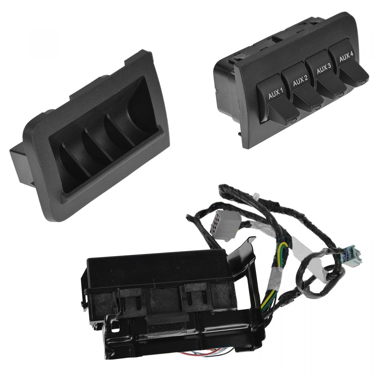 Oem In Dash Upfitter 4 Button Auxiliary Switch Kit For 11