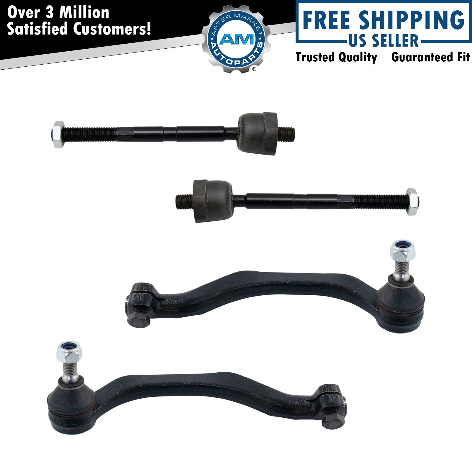 Inner and Outer Tie Rod Set For 2007-2015 Mini Cooper