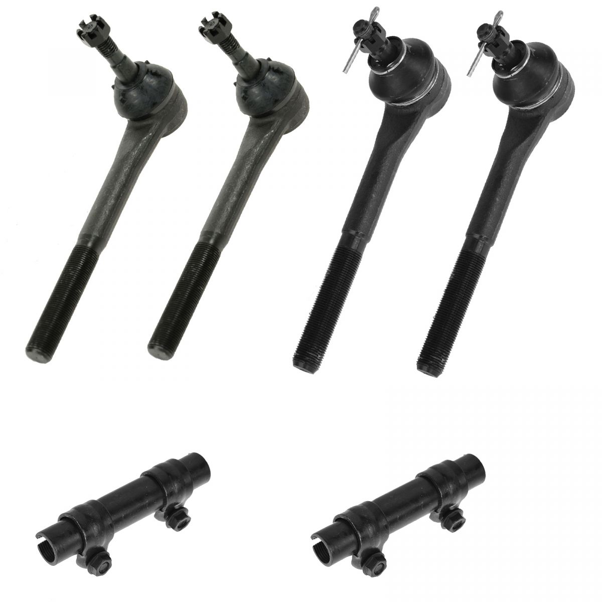 Tie Rod & Adjusting Sleeve Kit Set of 6 Inner Outer Left Right for