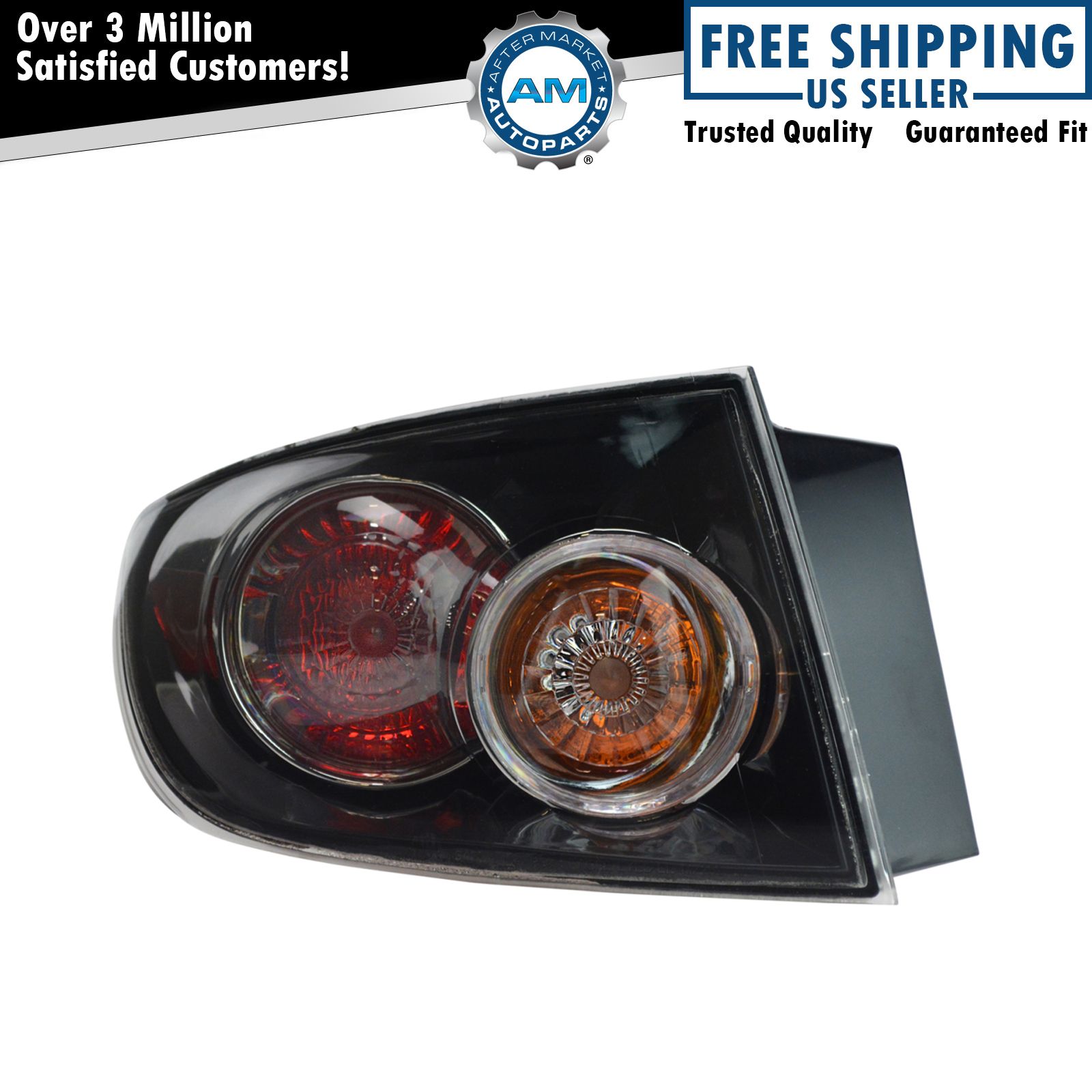 Left Outer Tail Light Assembly For 2007-2009 Mazda 3 MA2800136
