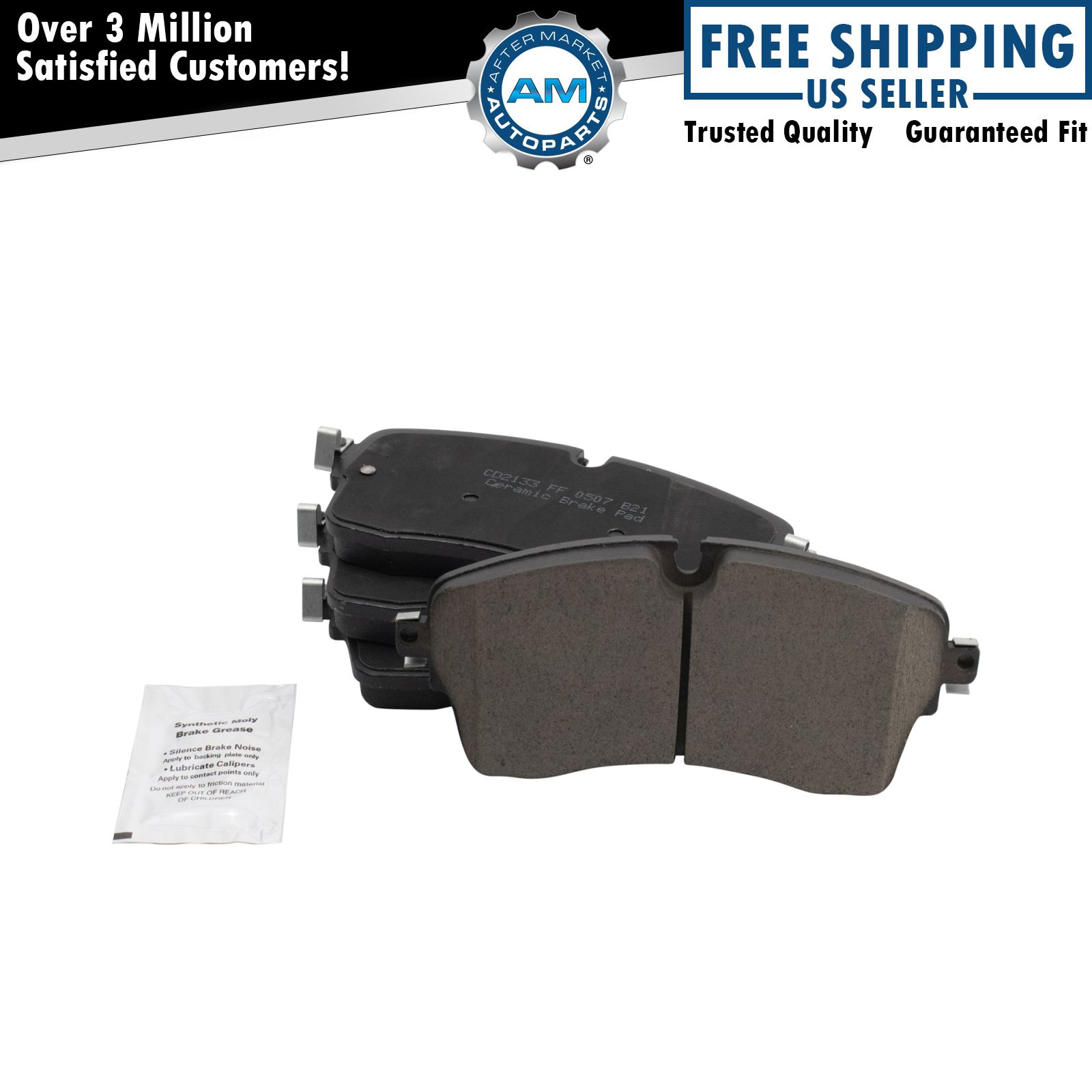 Front Ceramic Disc Brake Pad Set for Discover Range Rover E-Pace