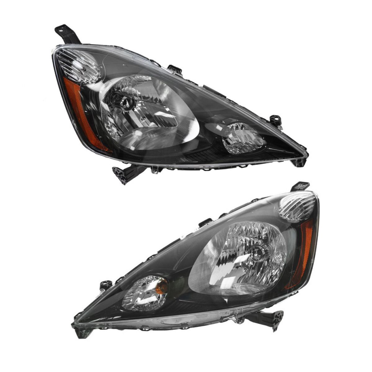 Headlights Headlamps Left & Right Pair Set NEW for 1213 Honda FIT